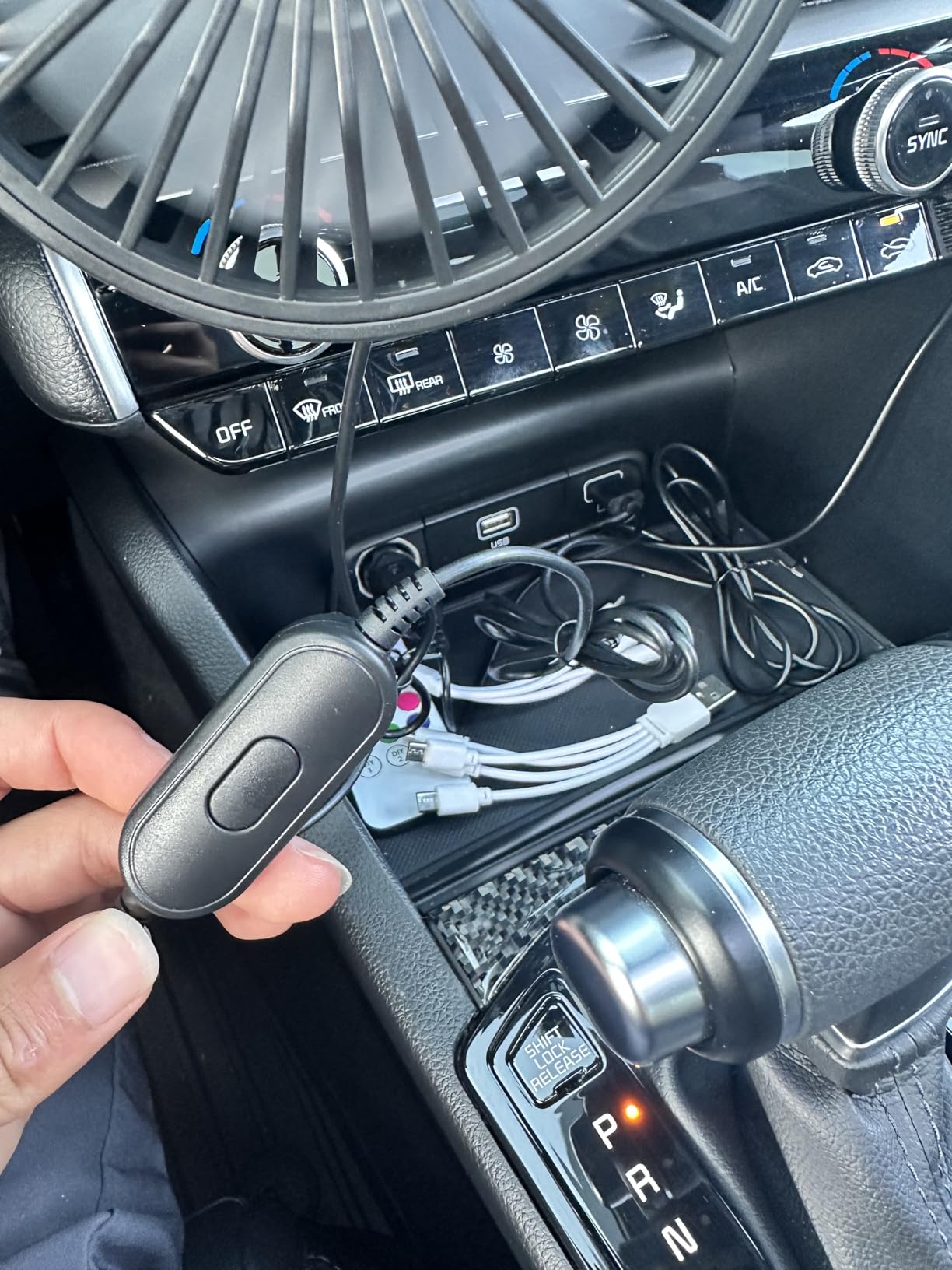 TriPole Car Fan USB Powered - Powerful 3 Speed, Portable Cooling Clip Fan for Car Vent, Quiet Brushless Motor, 360 Degree Rotatable, Air Circulation for Vehicle, Van, Truck, SUV, RV Customer Review TriPole Car Fan USB Powered - Powerful 3 Speed, Portable Cooling Clip Fan for Car Vent, Quiet Brushless Motor, 360 Degree Rotatable, Air Circulation for Vehicle, Van, Truck, SUV, RV - Customer Photo 1