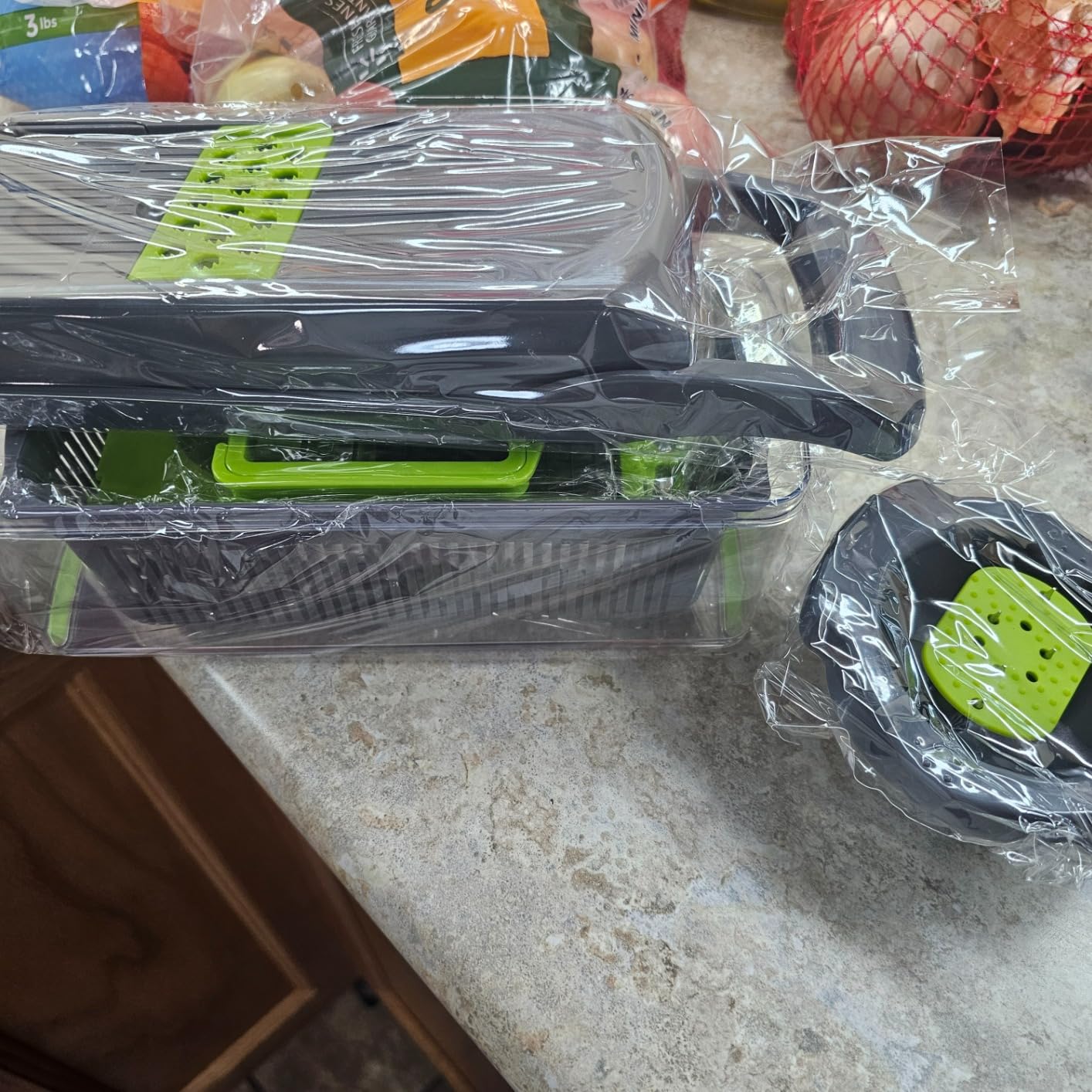 Pro-Series 16-in-1 Vegetable Chopper, Dewpeton Mandoline Slicer, Veggie Chopper, Food Chopper with Container, Vegetable Cutter & Spiralizer for Onion Salad (Home Essential Gadget & Kitchen) Customer Review Pro-Series 16-in-1 Vegetable Chopper, Dewpeton Mandoline Slicer, Veggie Chopper, Food Chopper with Container, Vegetable Cutter & Spiralizer for Onion Salad (Home Essential Gadget & Kitchen) - Customer Photo 1