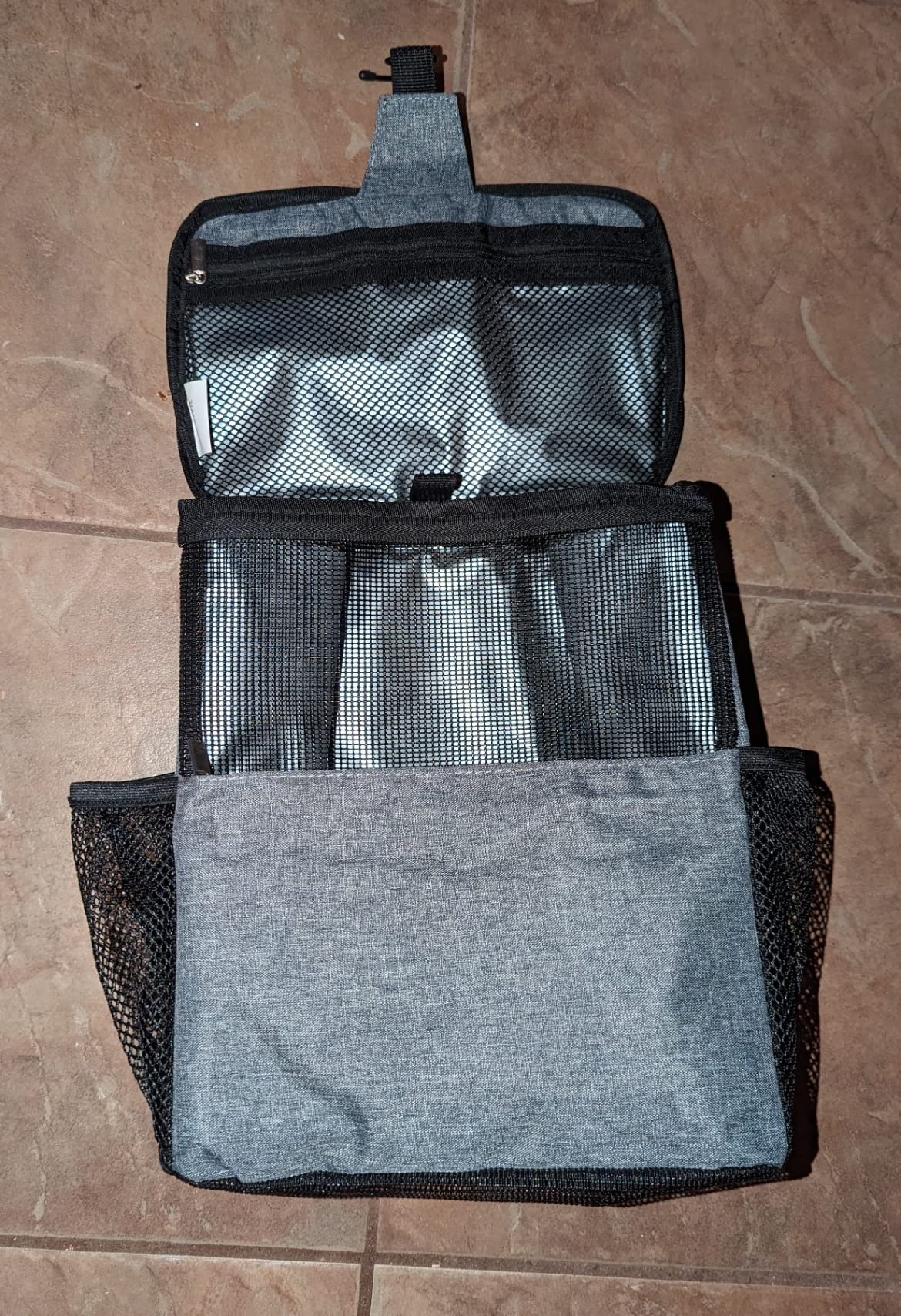 Lifewit Mesh Shower Caddy Bag Portable College Dorm Room Essentials Caddy Tote Basket for Bathroom, Gym, Travel, Camping Quick Dry Hanging Shower Organizer Toiletry Bag for Women Men, Medium, Black Customer Review Lifewit Mesh Shower Caddy Bag Portable College Dorm Room Essentials Caddy Tote Basket for Bathroom, Gym, Travel, Camping Quick Dry Hanging Shower Organizer Toiletry Bag for Women Men, Medium, Black - Customer Photo 2