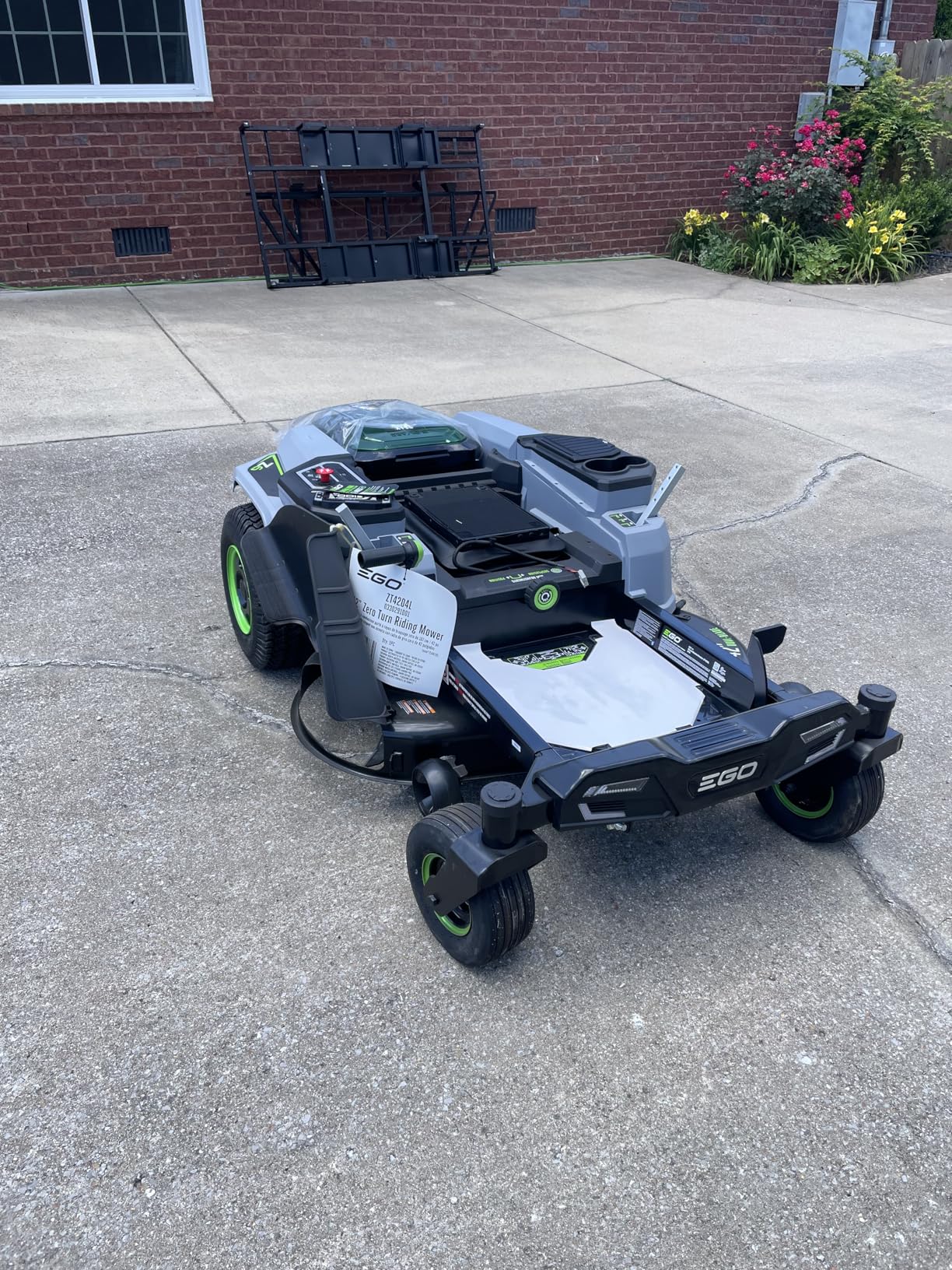 EGO Power+ Electric Riding Lawn Mower, 52 EGO Power+ Electric Riding Lawn Mower, 52