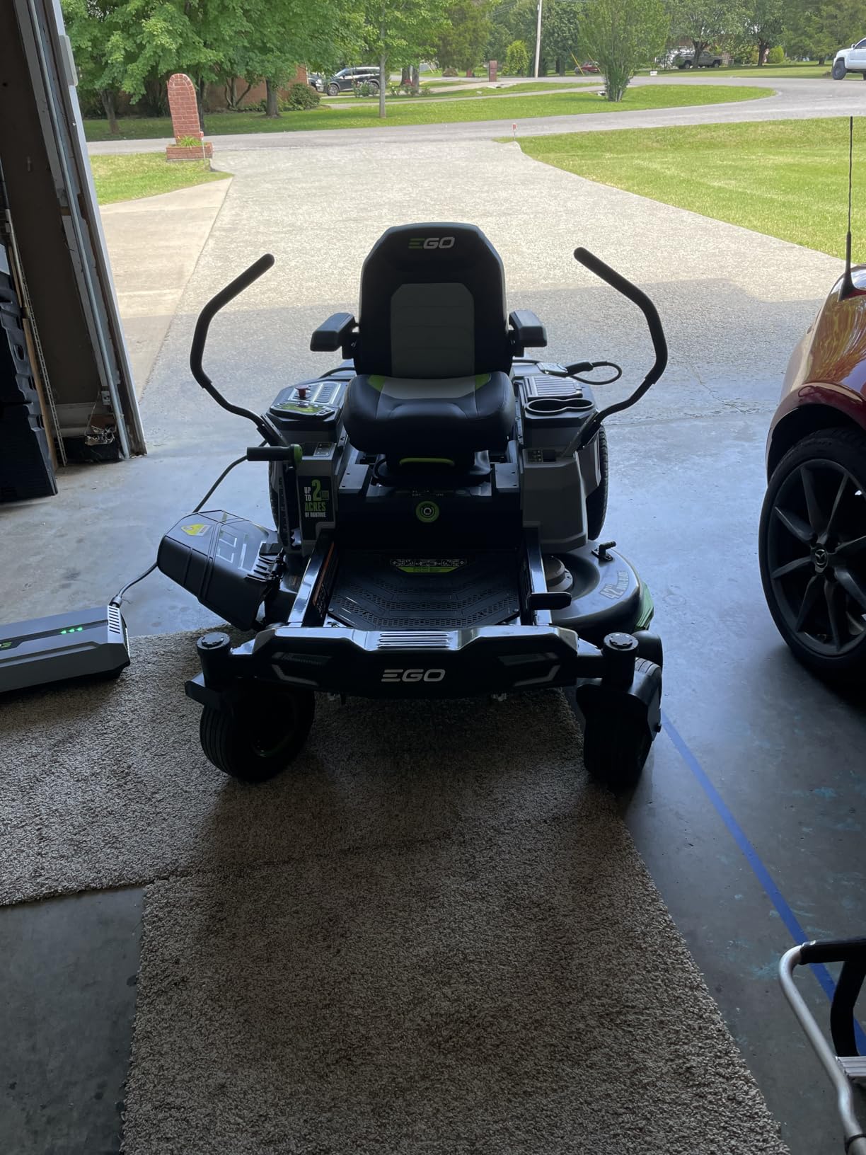 EGO Power+ Electric Riding Lawn Mower, 52 EGO Power+ Electric Riding Lawn Mower, 52