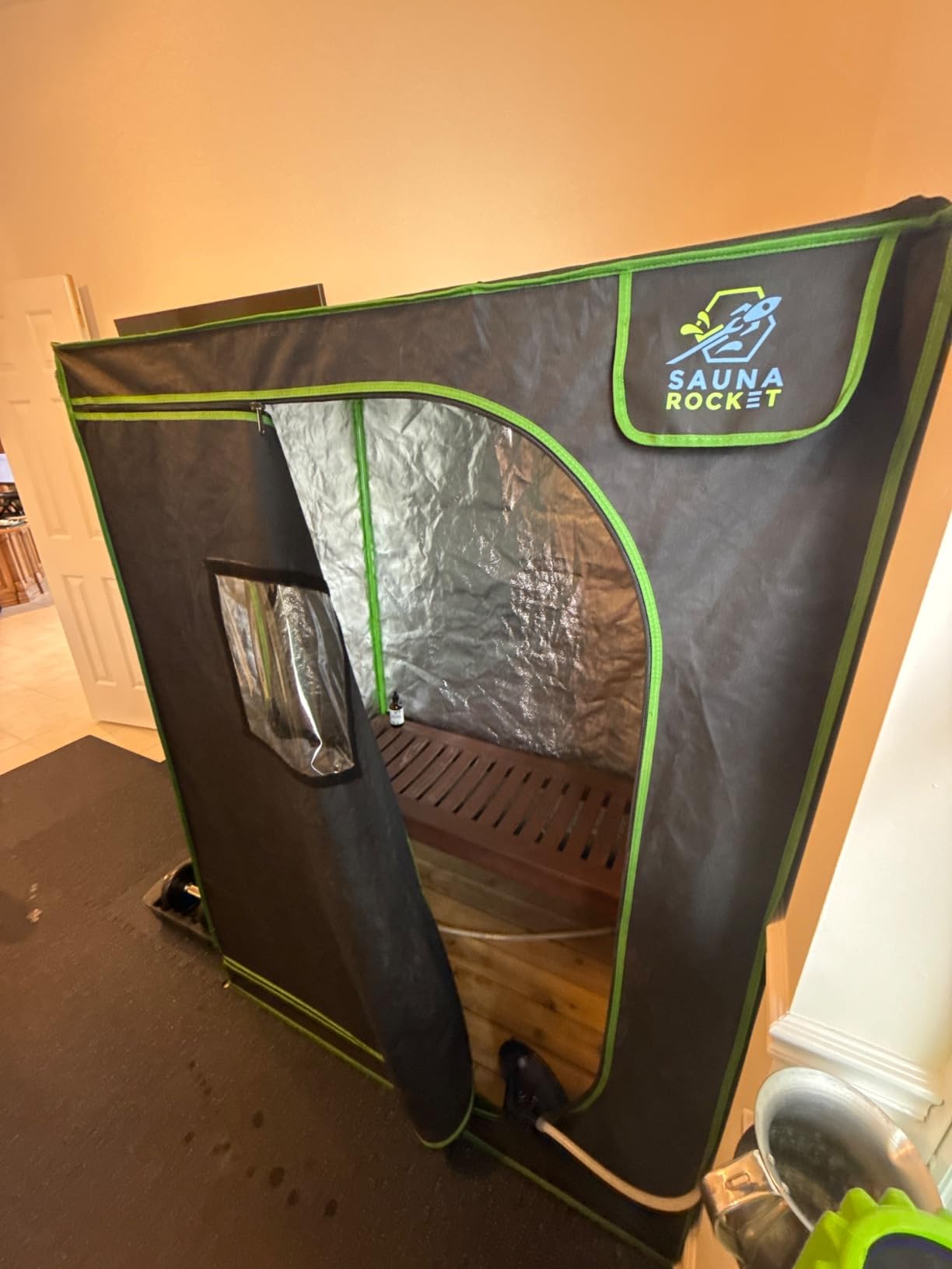 3 Person Full Body Sauna Box - Portable Sauna for Home Relaxation, Muscle Recovery, and Skin Health - Leak-Proof Design for at-Home Setup - USA Owned (1 Tent and 2 Steamers Included) Customer Review 3 Person Full Body Sauna Box - Portable Sauna for Home Relaxation, Muscle Recovery, and Skin Health - Leak-Proof Design for at-Home Setup - USA Owned (1 Tent and 2 Steamers Included) - Customer Photo 1