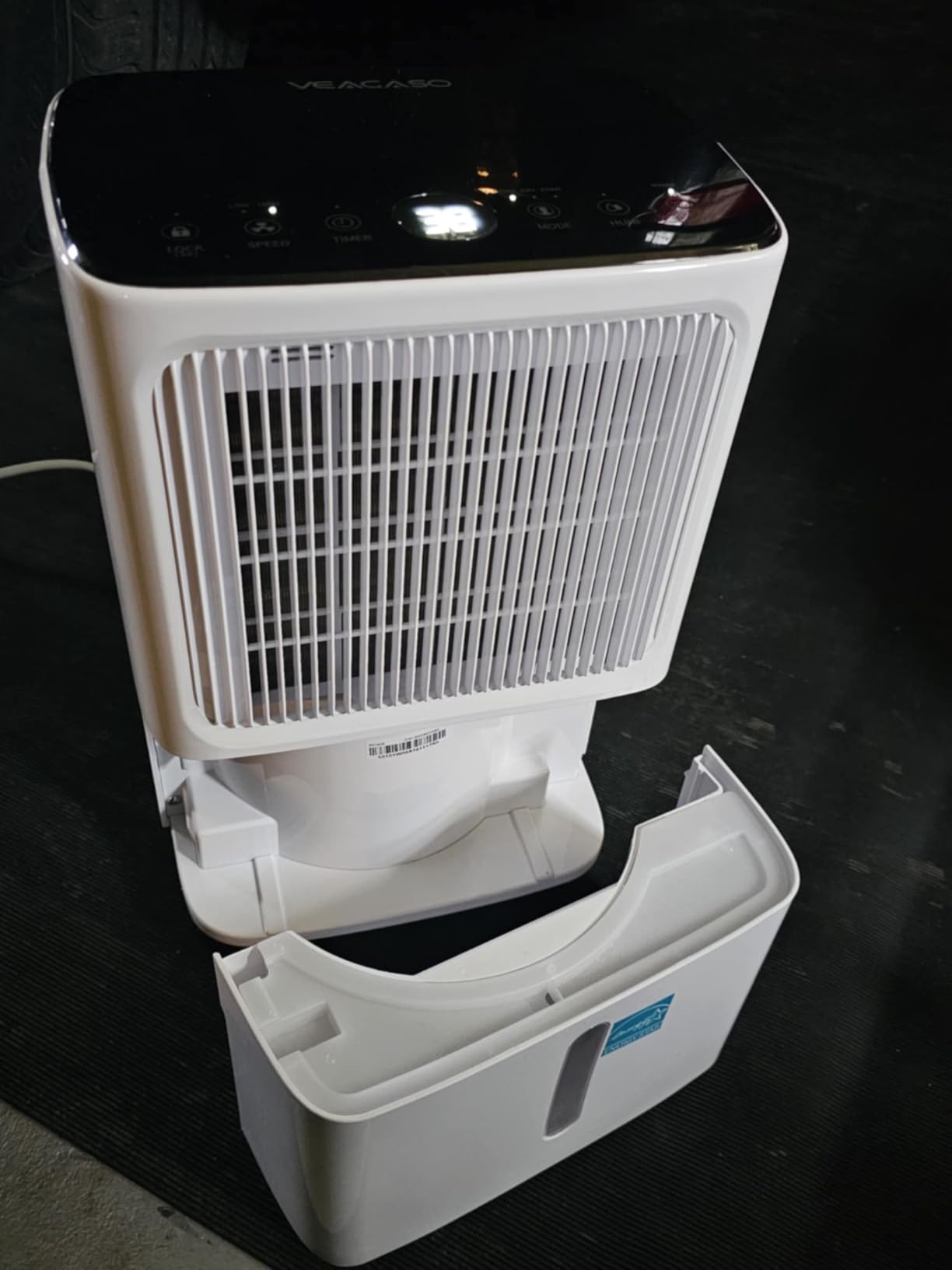 2500 Sq.Ft Dehumidifiers for Home with Drain Hose Max 34 Pints, VEAGASO Dehumidifier for Basement, Large Room, Bathroom, Bedroom, Three Modes, Intelligent Humidity Control, Dry Clothes, 24HR Timer Customer Review 2500 Sq.Ft Dehumidifiers for Home with Drain Hose Max 34 Pints, VEAGASO Dehumidifier for Basement, Large Room, Bathroom, Bedroom, Three Modes, Intelligent Humidity Control, Dry Clothes, 24HR Timer - Customer Photo 1