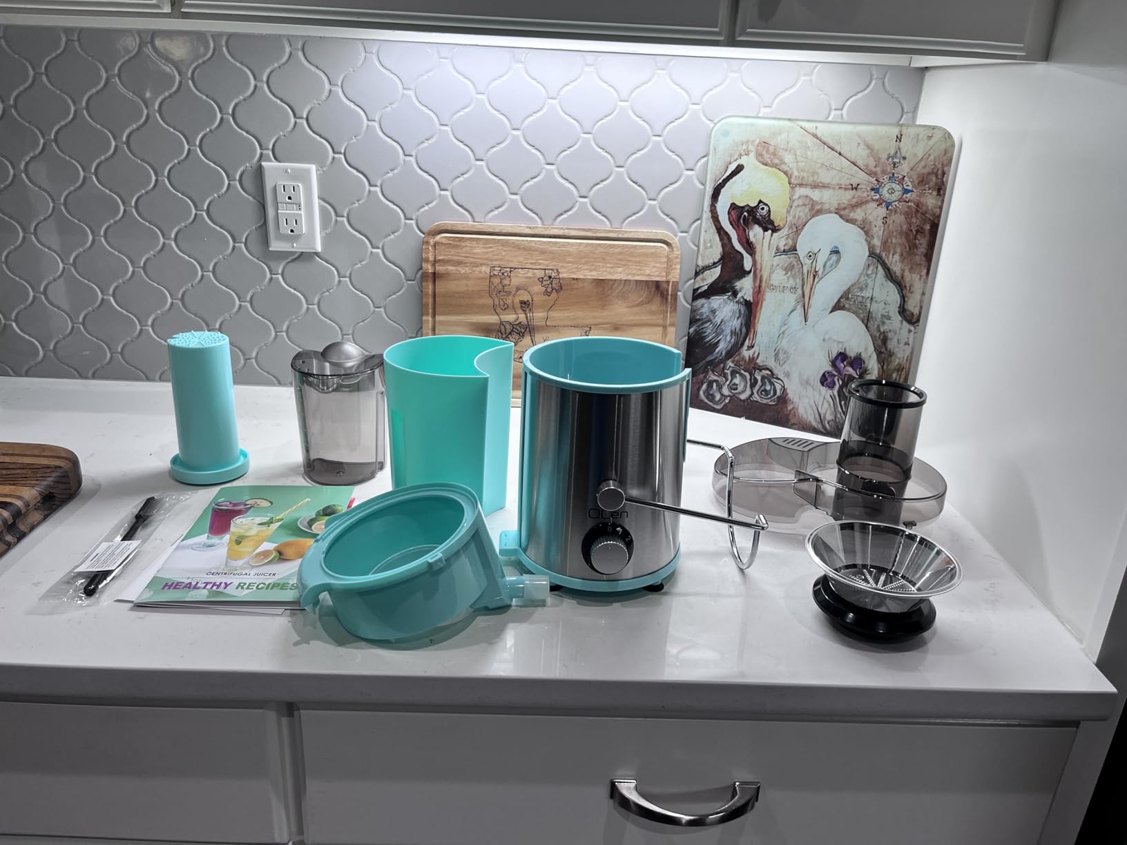 Qcen Juicer Machine, 800W Centrifugal Juicer Extractor with Wide Mouth 3 Qcen Juicer Machine, 800W Centrifugal Juicer Extractor with Wide Mouth 3