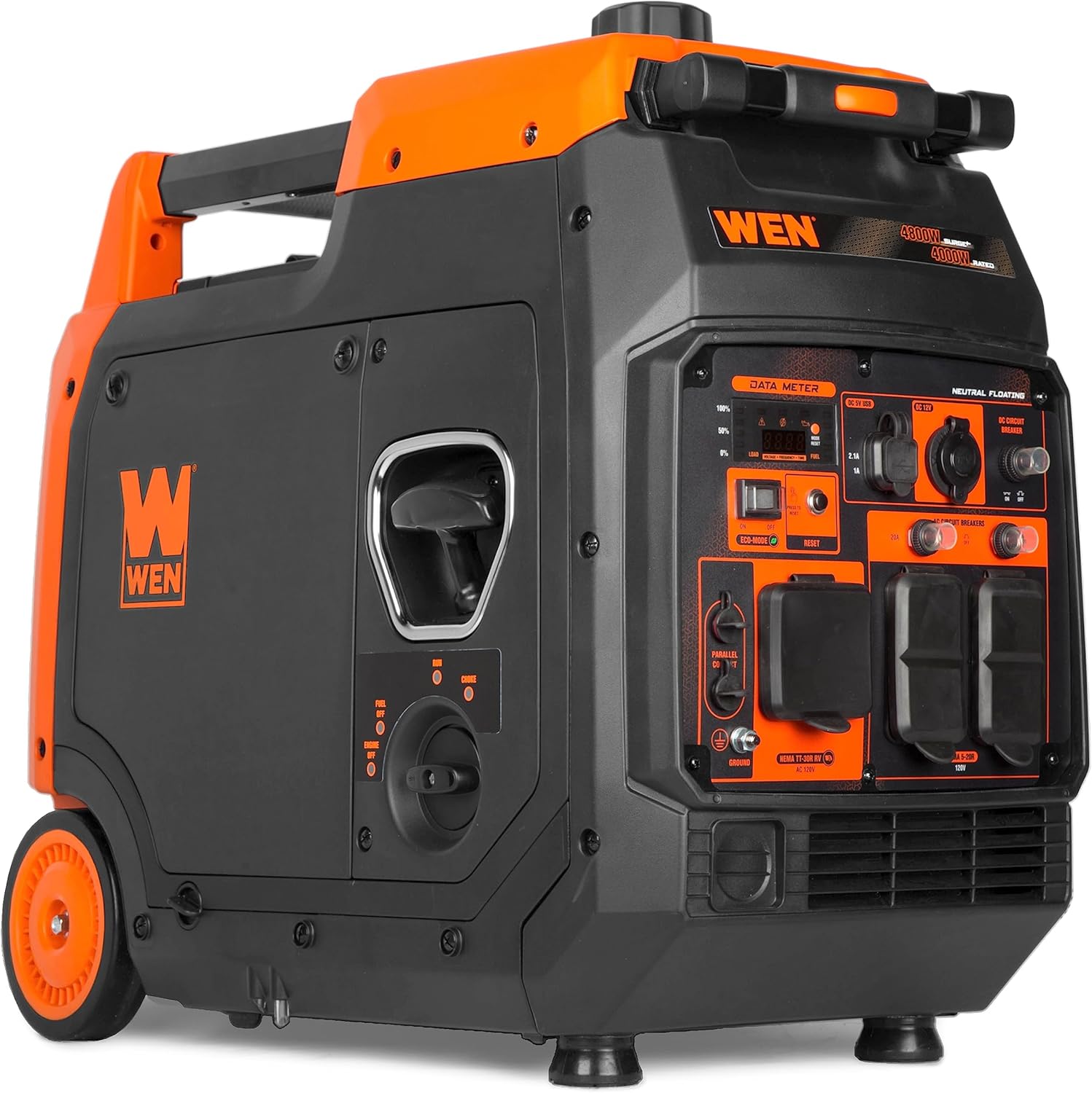 WEN 4800-Watt Portable Inverter Generator, RV-Ready, Quiet and Lightweight with Fuel Shut Off (56477i) Customer Review WEN 4800-Watt Portable Inverter Generator, RV-Ready, Quiet and Lightweight with Fuel Shut Off (56477i) - Customer Photo 1