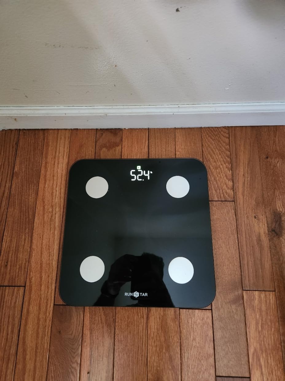 Scale for Body Weight and Fat Percentage, RunSTAR Digital Accurate Bathroom Smart Scale with Large Display, FSA&HSA Eligible 13 Body Composition Analyzer Sync App Customer Review Scale for Body Weight and Fat Percentage, RunSTAR Digital Accurate Bathroom Smart Scale with Large Display, FSA&HSA Eligible 13 Body Composition Analyzer Sync App - Customer Photo 1