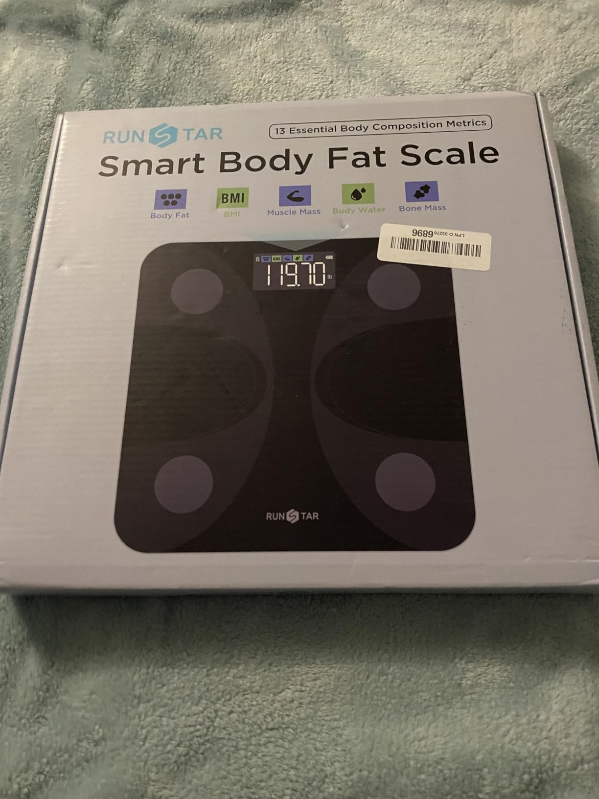 Scale for Body Weight and Fat Percentage, RunSTAR Digital Accurate Bathroom Smart Scale with Large Display, FSA&HSA Eligible 13 Body Composition Analyzer Sync App Customer Review Scale for Body Weight and Fat Percentage, RunSTAR Digital Accurate Bathroom Smart Scale with Large Display, FSA&HSA Eligible 13 Body Composition Analyzer Sync App - Customer Photo 2