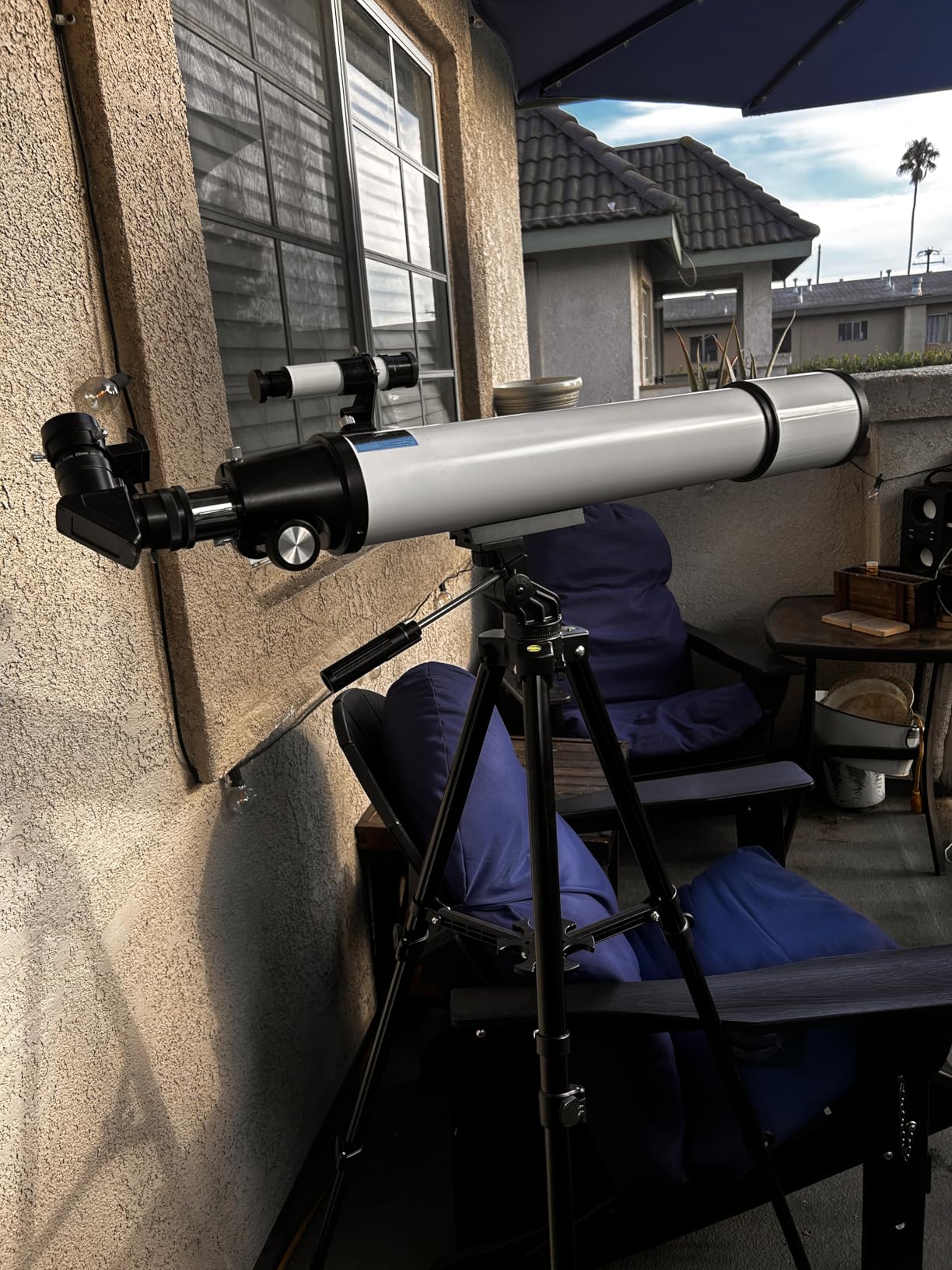 Telescope for Adults High Powered, 80mm Aperture 600mm Telescopes for Adults Astronomy, Travel Telescopio for Beginners with AZ Mount, Backpack, Phone Adapter, Moon Filter Customer Review Telescope for Adults High Powered, 80mm Aperture 600mm Telescopes for Adults Astronomy, Travel Telescopio for Beginners with AZ Mount, Backpack, Phone Adapter, Moon Filter - Customer Photo 1