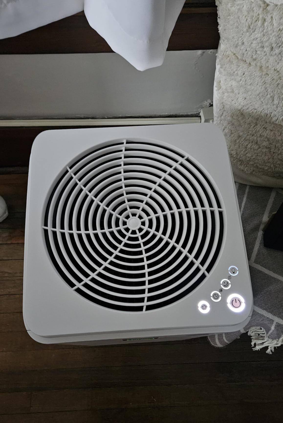 HATHASPACE HSE600 True HEPA Air Purifier for Home, Removes 99.9% of Dust, Smoke, Pet Dander, Odors, VOCs, Covers Up to 600 Sq. Ft, Quiet Air Cleaner with Smart Sensor for Bedroom & Large Rooms Customer Review HATHASPACE HSE600 True HEPA Air Purifier for Home, Removes 99.9% of Dust, Smoke, Pet Dander, Odors, VOCs, Covers Up to 600 Sq. Ft, Quiet Air Cleaner with Smart Sensor for Bedroom & Large Rooms - Customer Photo 2