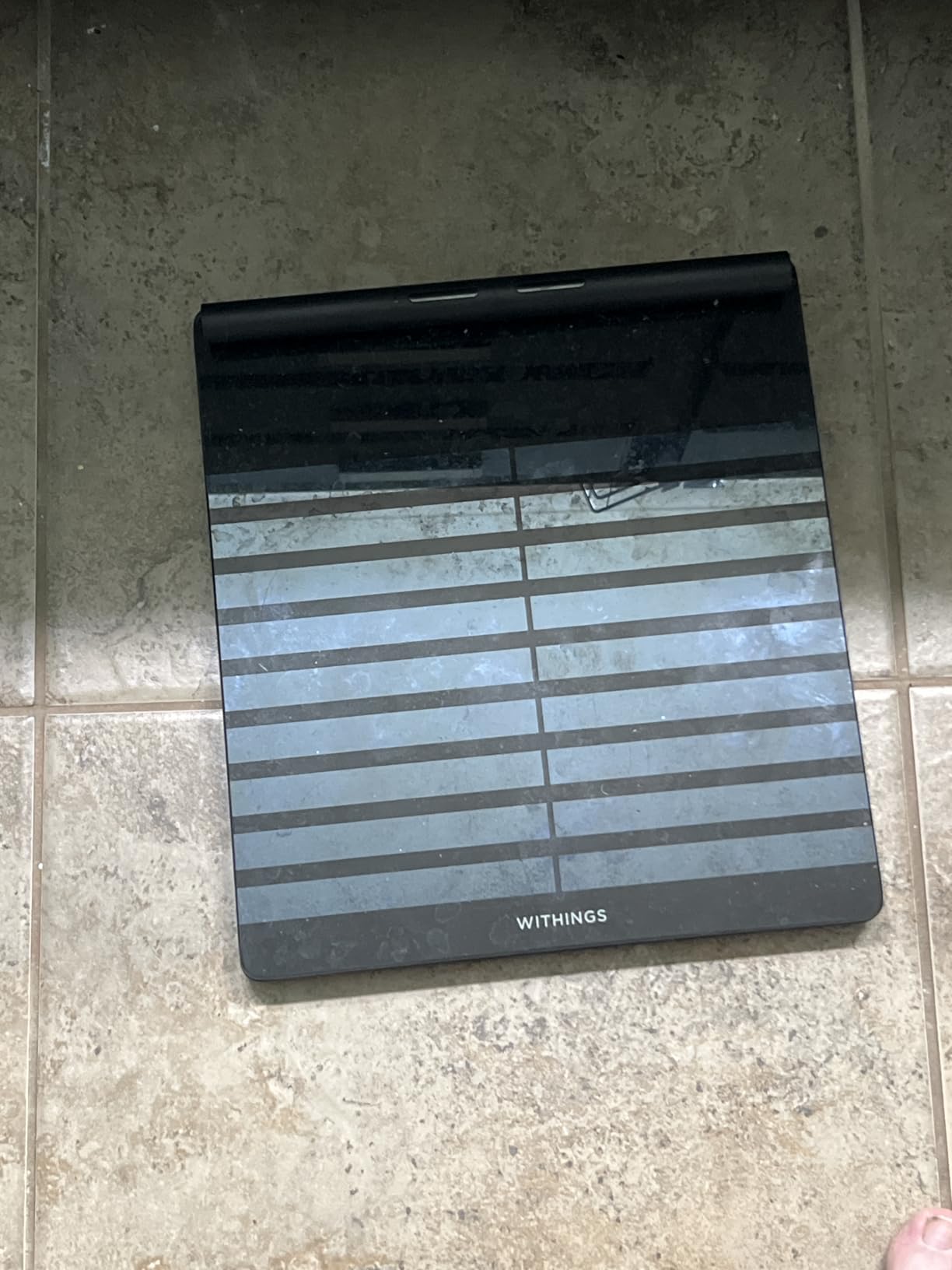 WITHINGS Smart Scales for Body Weight, FSA or HSA Eligible, Body Analysis, Fat Content, Muscle Mass, Bone Density, Visceral Fat, Bathroom Scale, BMI Scales Digital Weight and Body Fat, Bluetooth, WiFi Customer Review WITHINGS Smart Scales for Body Weight, FSA or HSA Eligible, Body Analysis, Fat Content, Muscle Mass, Bone Density, Visceral Fat, Bathroom Scale, BMI Scales Digital Weight and Body Fat, Bluetooth, WiFi - Customer Photo 1