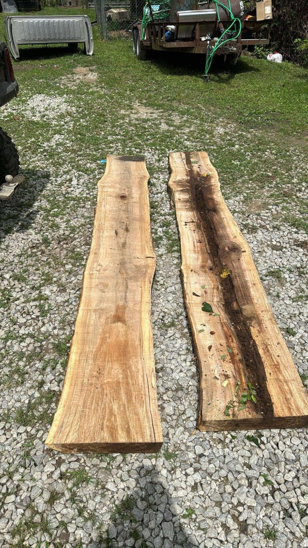 36-inch Chainsaw Mill and 9-FT Rail Mill Guide System,with Acrylic Board and 4 Tree Felling Wedges Customer Review 36-inch Chainsaw Mill and 9-FT Rail Mill Guide System,with Acrylic Board and 4 Tree Felling Wedges - Customer Photo 1