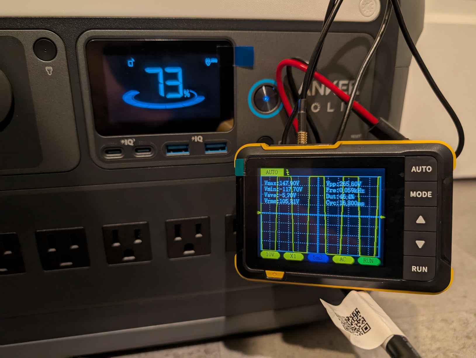 Anker SOLIX C1000 Portable Power Station with 200W Solar Panel, 1800W Solar Generator, 1056wh LFP (LiFePO4) Battery, 6 AC Outlets, Up to 2400W for Home, Power Outages, and Outdoor Camping Customer Review Anker SOLIX C1000 Portable Power Station with 200W Solar Panel, 1800W Solar Generator, 1056wh LFP (LiFePO4) Battery, 6 AC Outlets, Up to 2400W for Home, Power Outages, and Outdoor Camping - Customer Photo 1