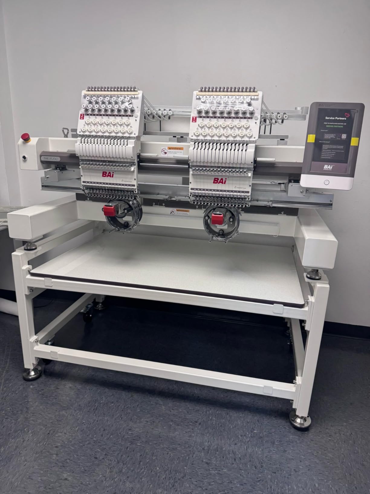 BAi The Vision-2Heads Multi Needle Industrial Embroidery Machine with 20x16 BAi The Vision-2Heads Multi Needle Industrial Embroidery Machine with 20x16