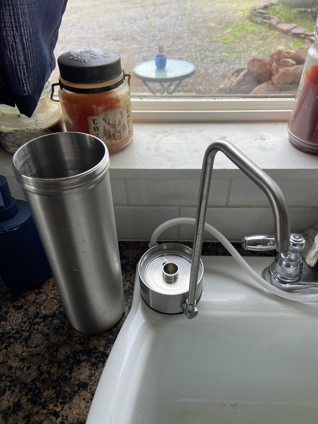 LCF Upgrade Countertop Water Filter, 𝐒𝐢𝐥𝐯𝐞𝐫 𝐈𝐨𝐧𝐬 Enhanced 6-Stage Stainless Steel Water Filter for Sink Faucet, Reduces Heavy Metals, Bad Taste & 99% Chlorine, 16,000 Gallons(2 Filters) Customer Review LCF Upgrade Countertop Water Filter, 𝐒𝐢𝐥𝐯𝐞𝐫 𝐈𝐨𝐧𝐬 Enhanced 6-Stage Stainless Steel Water Filter for Sink Faucet, Reduces Heavy Metals, Bad Taste & 99% Chlorine, 16,000 Gallons(2 Filters) - Customer Photo 1