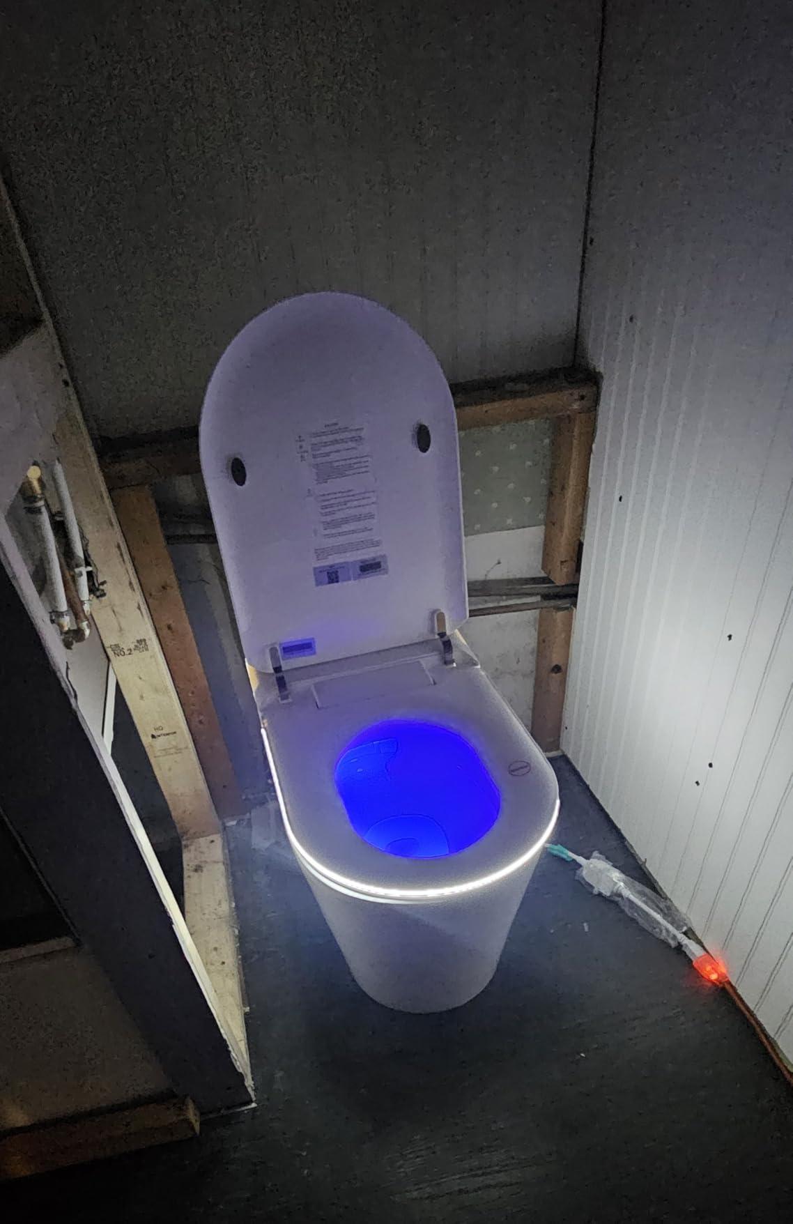 Smart Toilet,Tankless Toilets with Warm Water Sprayer and Dryer, Foot Sensor Operation,Bidet with Heated Seat Smart with Bidet Built In Fahrenheit LED Display Customer Review Smart Toilet,Tankless Toilets with Warm Water Sprayer and Dryer, Foot Sensor Operation,Bidet with Heated Seat Smart with Bidet Built In Fahrenheit LED Display - Customer Photo 1