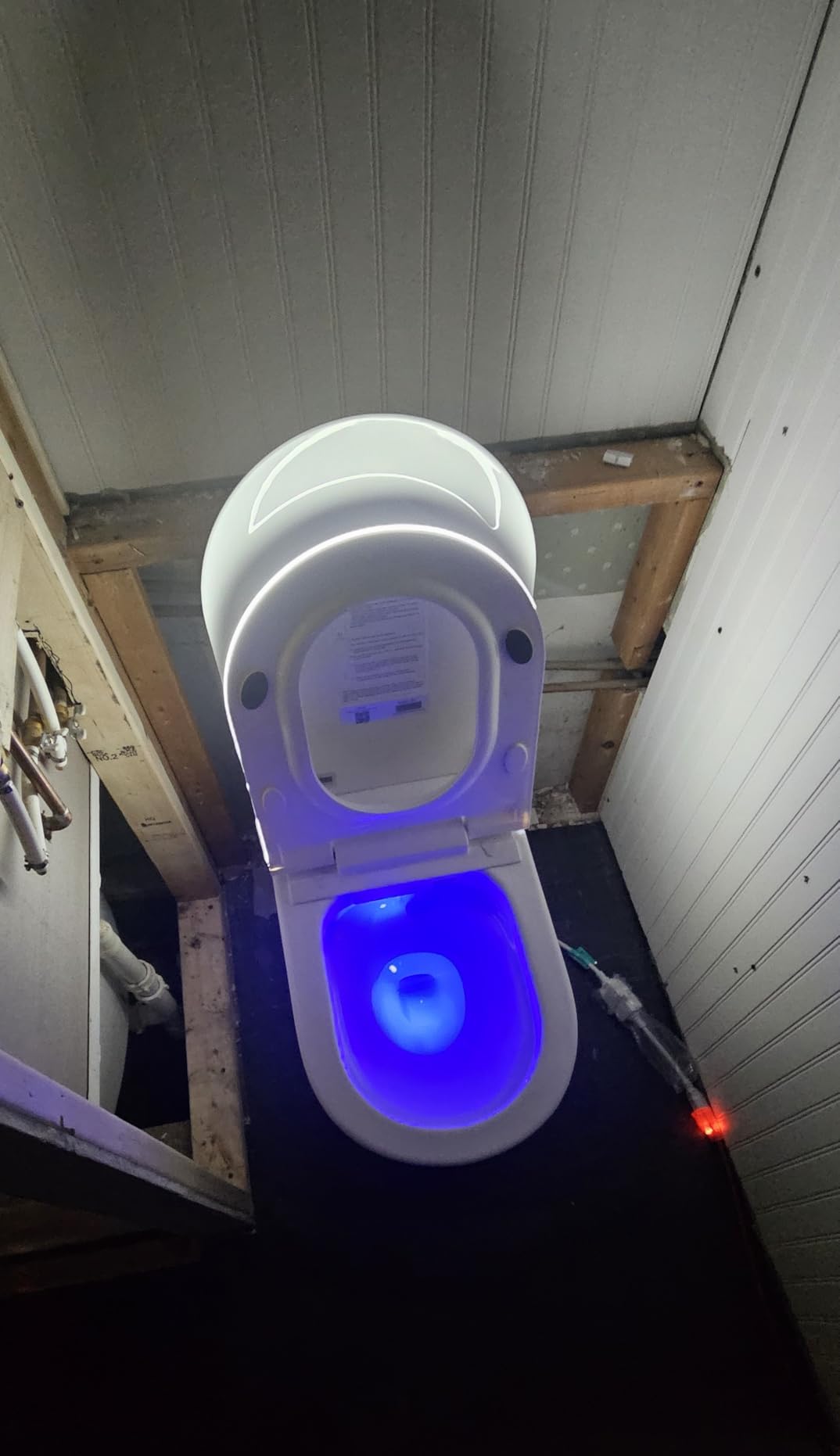 Smart Toilet,Tankless Toilets with Warm Water Sprayer and Dryer, Foot Sensor Operation,Bidet with Heated Seat Smart with Bidet Built In Fahrenheit LED Display Customer Review Smart Toilet,Tankless Toilets with Warm Water Sprayer and Dryer, Foot Sensor Operation,Bidet with Heated Seat Smart with Bidet Built In Fahrenheit LED Display - Customer Photo 2