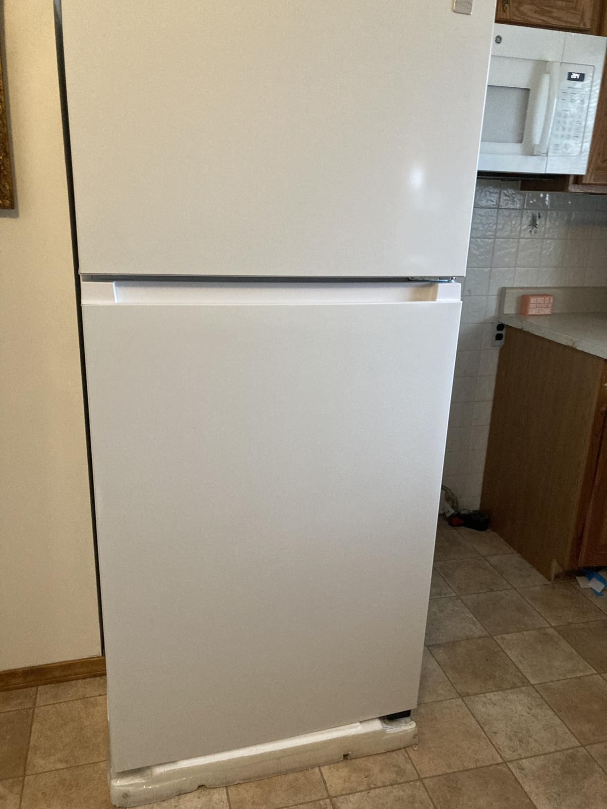 Kenmore 30 in. 18.1 cu. ft. Capacity Refrigerator/Freezer with Adjustable Glass Shelving, Humidity Control Crispers, Ice Maker, ENERGY STAR Certified, Fingerprint Resistant Stainless Steel Customer Review Kenmore 30 in. 18.1 cu. ft. Capacity Refrigerator/Freezer with Adjustable Glass Shelving, Humidity Control Crispers, Ice Maker, ENERGY STAR Certified, Fingerprint Resistant Stainless Steel - Customer Photo 2