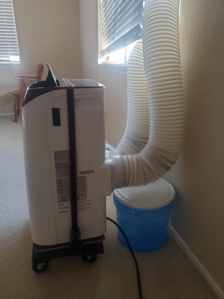 12000 BTU Portable Air Conditioners with Remote Control, 3-in-1 Free Standing Cooling AC Unit with Fan & Dehumidifier, Cools Room up to 500 sq.ft, Smart/Sleep Mode,Auto Swing Customer Review 12000 BTU Portable Air Conditioners with Remote Control, 3-in-1 Free Standing Cooling AC Unit with Fan & Dehumidifier, Cools Room up to 500 sq.ft, Smart/Sleep Mode,Auto Swing - Customer Photo 1