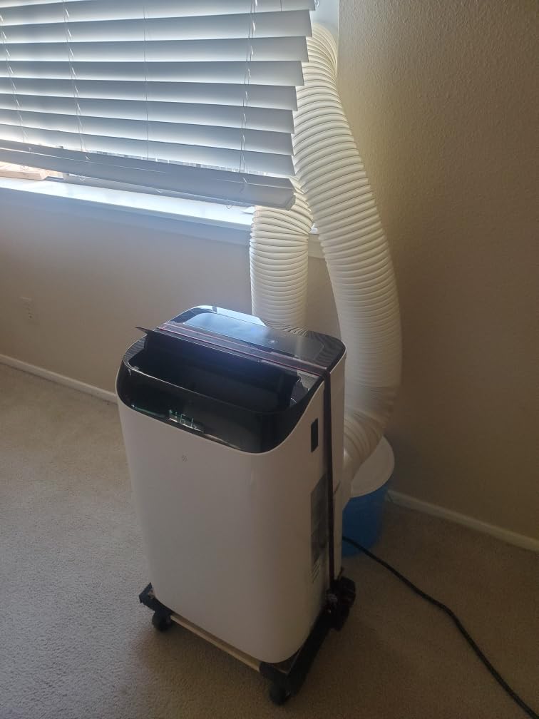 12000 BTU Portable Air Conditioners with Remote Control, 3-in-1 Free Standing Cooling AC Unit with Fan & Dehumidifier, Cools Room up to 500 sq.ft, Smart/Sleep Mode,Auto Swing Customer Review 12000 BTU Portable Air Conditioners with Remote Control, 3-in-1 Free Standing Cooling AC Unit with Fan & Dehumidifier, Cools Room up to 500 sq.ft, Smart/Sleep Mode,Auto Swing - Customer Photo 2