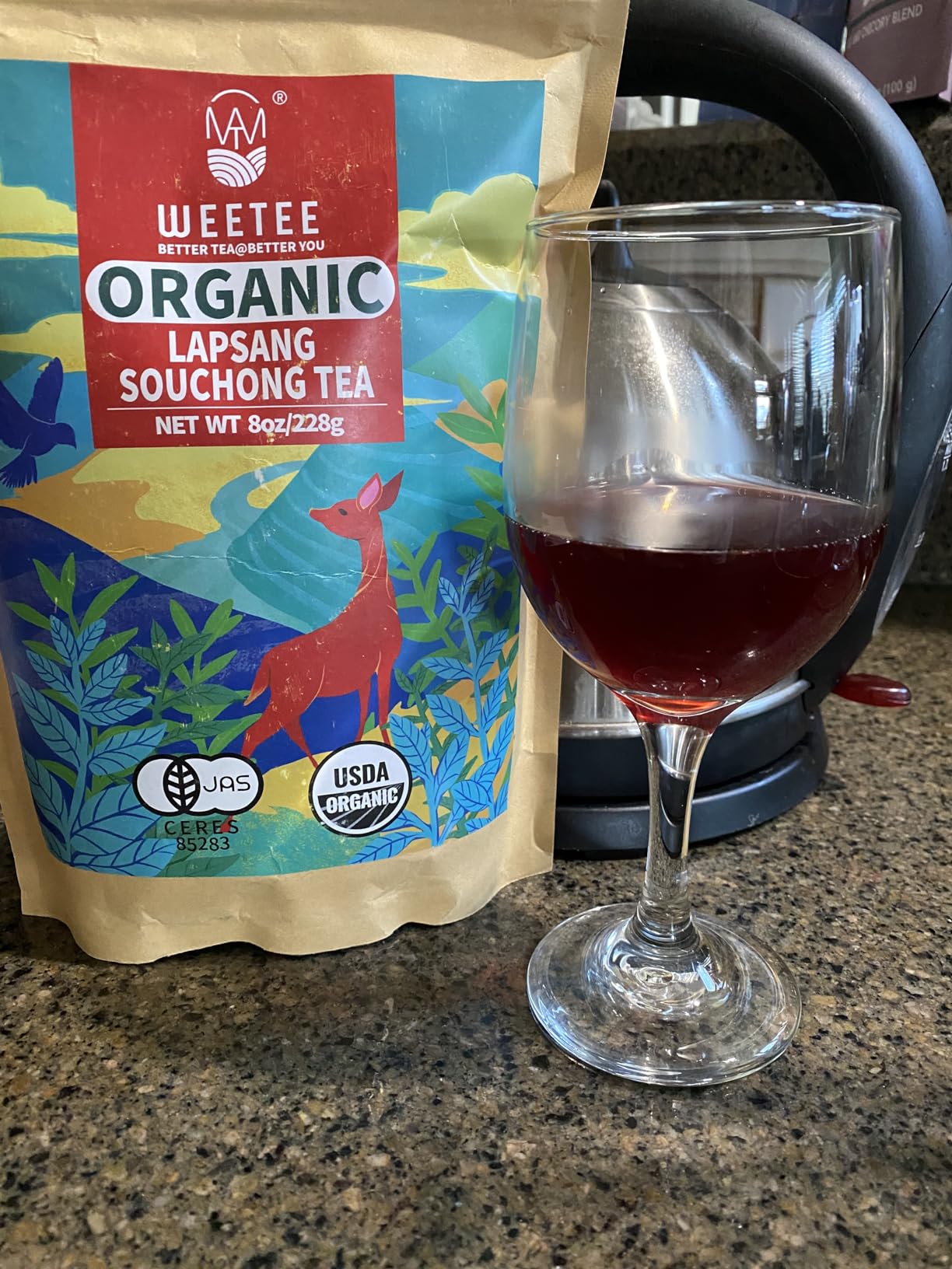 WT WEETEE Organic White Peony Tea, Organic Bai Mu Dan Loose Leaf 4oz/114g, Premium Chinese White Tea Whole Loose-Leaf, High Antioxidant & Low Caffeine Customer Review WT WEETEE Organic White Peony Tea, Organic Bai Mu Dan Loose Leaf 4oz/114g, Premium Chinese White Tea Whole Loose-Leaf, High Antioxidant & Low Caffeine - Customer Photo 1