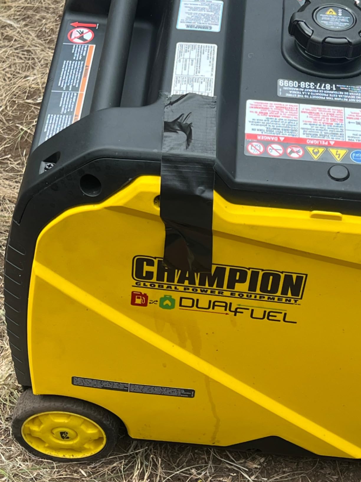 Champion Power Equipment 4500-Watt Electric Start Dual Fuel RV Ready Portable Inverter Generator with Quiet Technology and CO Shield - Customer Photo 1