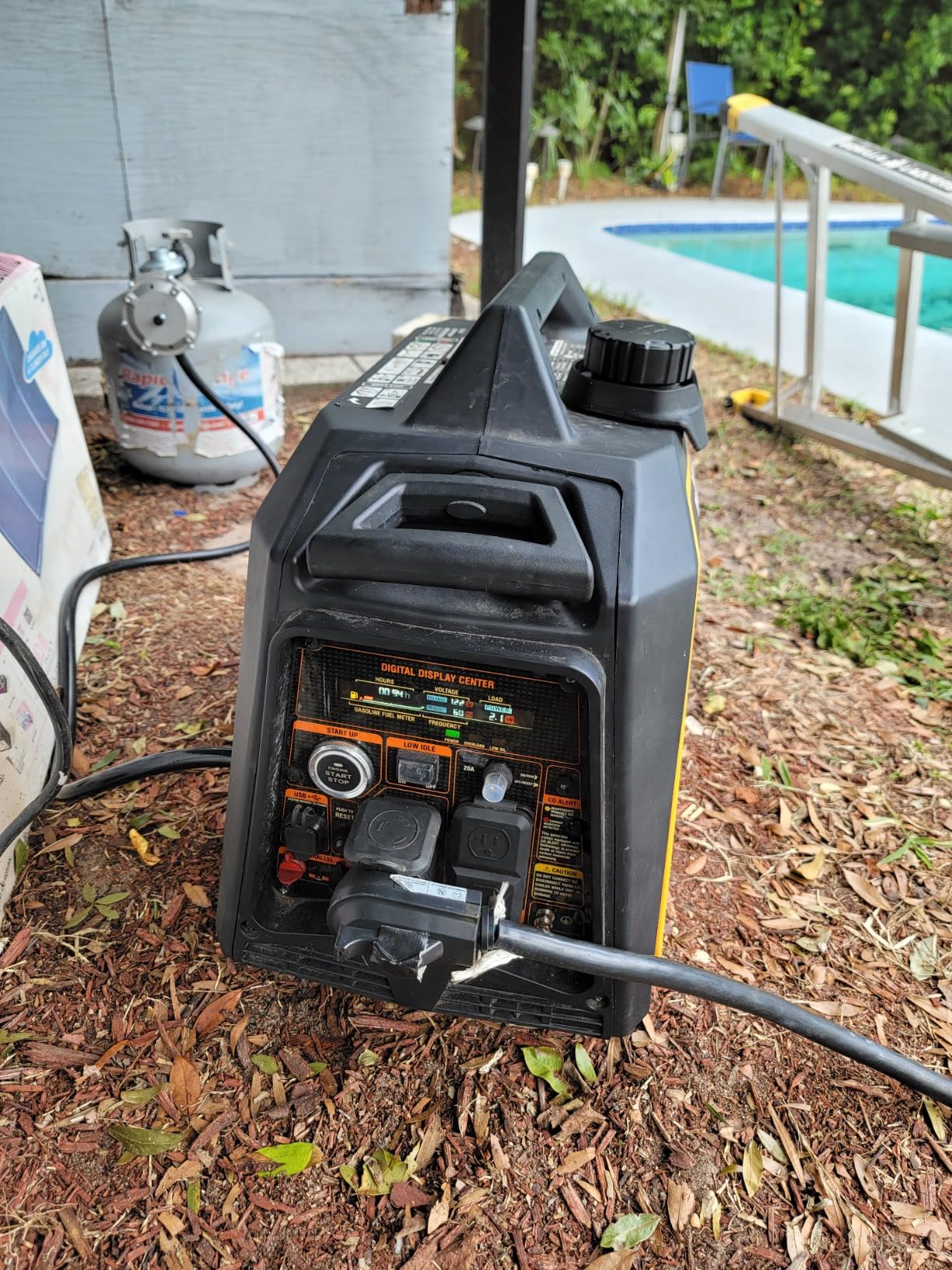 maXpeedingrods 4000 Watt Dual Fuel Inverter Generator with Bluetooth® Control Start and Display, RV Ready, Electric Start, Quiet for Outdoor Camping, Home Backup, Garden,PGMA Compliant Customer Review maXpeedingrods 4000 Watt Dual Fuel Inverter Generator with Bluetooth® Control Start and Display, RV Ready, Electric Start, Quiet for Outdoor Camping, Home Backup, Garden,PGMA Compliant - Customer Photo 1