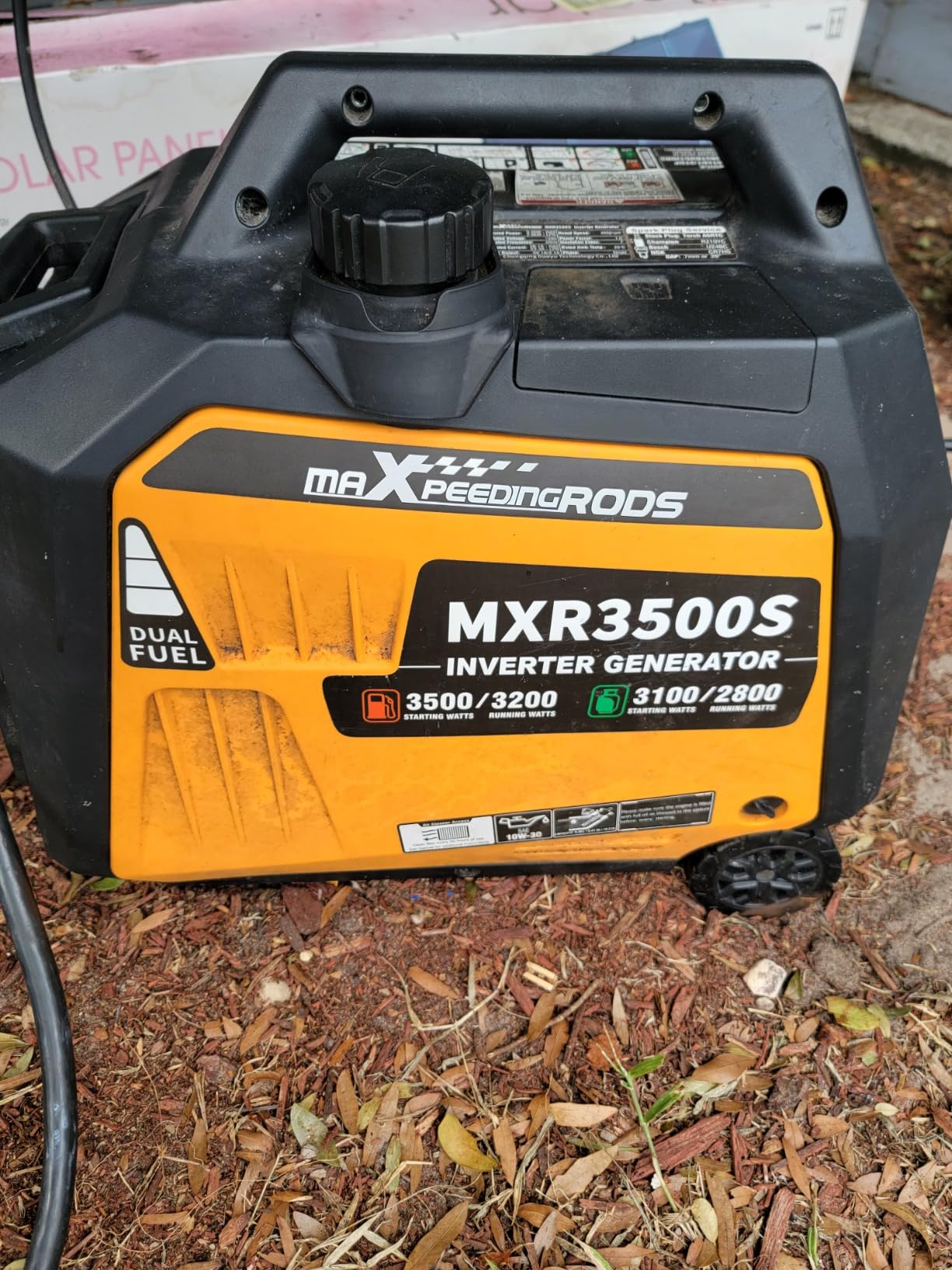 maXpeedingrods 4000 Watt Dual Fuel Inverter Generator with Bluetooth® Control Start and Display, RV Ready, Electric Start, Quiet for Outdoor Camping, Home Backup, Garden,PGMA Compliant Customer Review maXpeedingrods 4000 Watt Dual Fuel Inverter Generator with Bluetooth® Control Start and Display, RV Ready, Electric Start, Quiet for Outdoor Camping, Home Backup, Garden,PGMA Compliant - Customer Photo 2