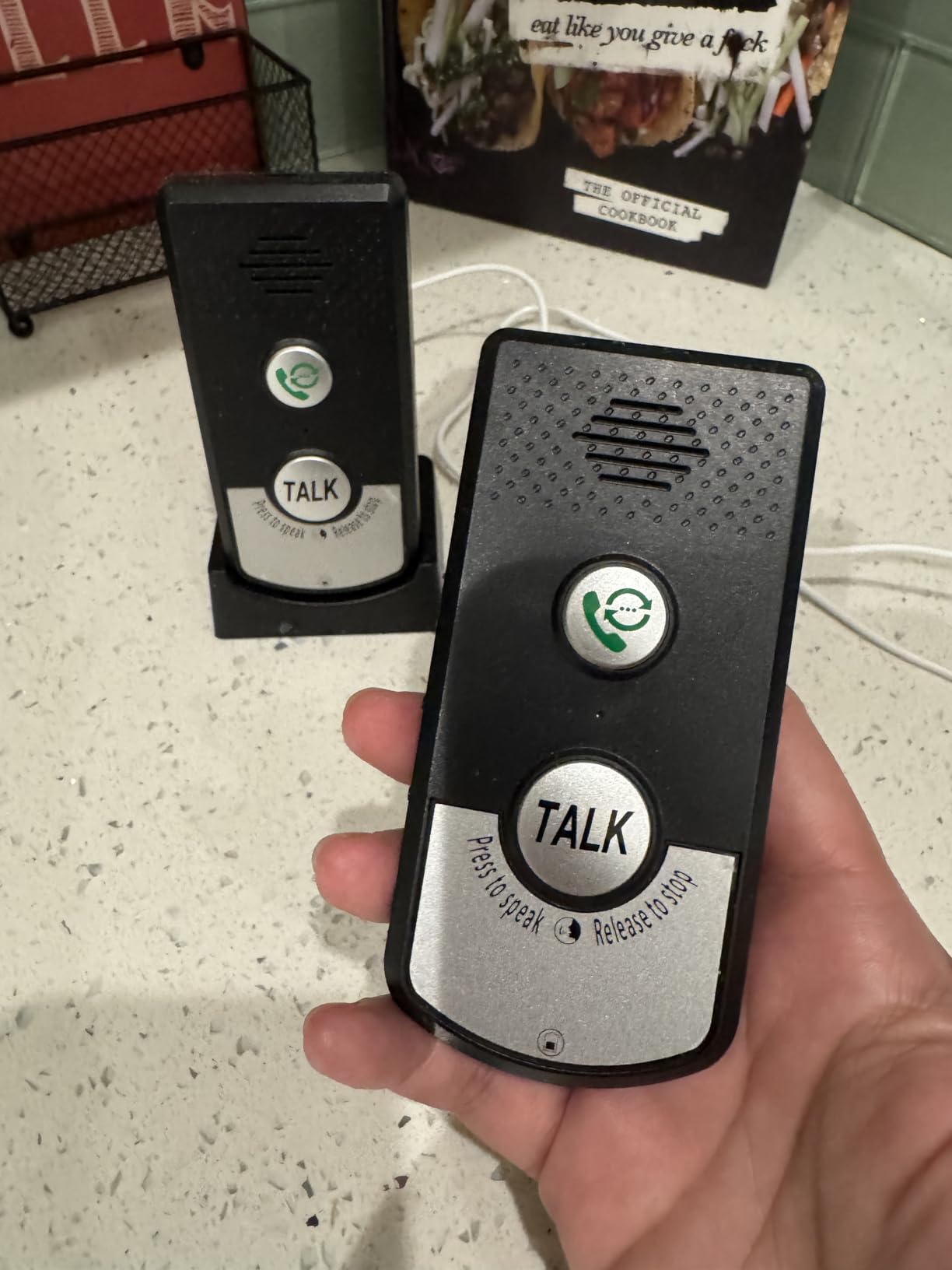 2 Way Wireless Intercom for Home Hospital Hotel,1000m Range Indoor Intercoms Wireless Customer Review 2 Way Wireless Intercom for Home Hospital Hotel,1000m Range Indoor Intercoms Wireless - Customer Photo 2