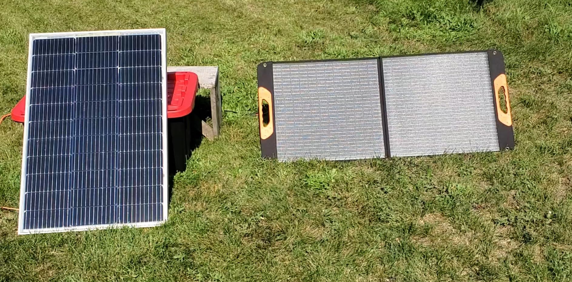 100W Portable Solar Panel,Camping Essentials, 20V ETFE Foldable Solar Charger for Power Station,QC3.0 USB-A &Type-C Output,23.5% High Efficiency IP67 Waterproof for Camping RV Hurricane Customer Review 100W Portable Solar Panel,Camping Essentials, 20V ETFE Foldable Solar Charger for Power Station,QC3.0 USB-A &Type-C Output,23.5% High Efficiency IP67 Waterproof for Camping RV Hurricane - Customer Photo 2