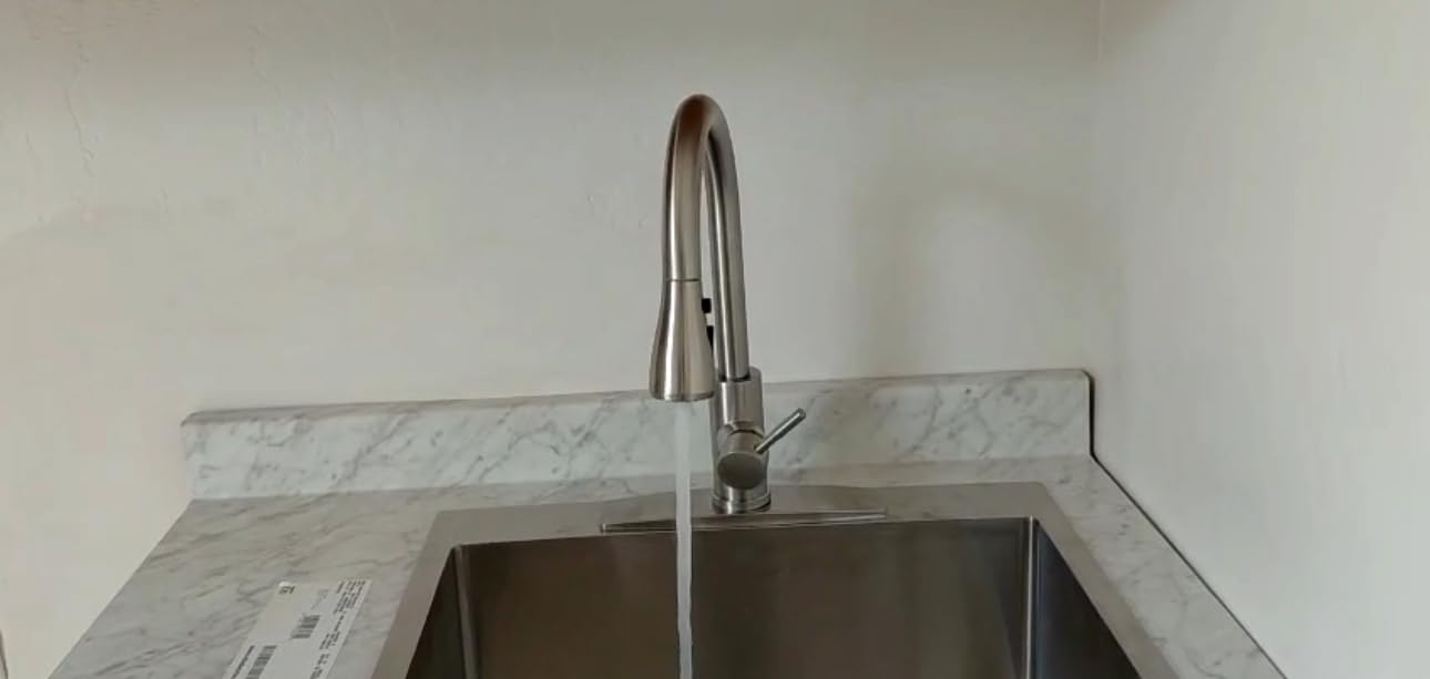 FORIOUS Touchless Kitchen Faucet with Pull Down Sprayer, Brushed Nickel Hands-Free Smart Motion Sensor Sink Faucet Single Handle Contemporary, Suitable for Farmhouse Laundry Camper RV Bar Customer Review FORIOUS Touchless Kitchen Faucet with Pull Down Sprayer, Brushed Nickel Hands-Free Smart Motion Sensor Sink Faucet Single Handle Contemporary, Suitable for Farmhouse Laundry Camper RV Bar - Customer Photo 1