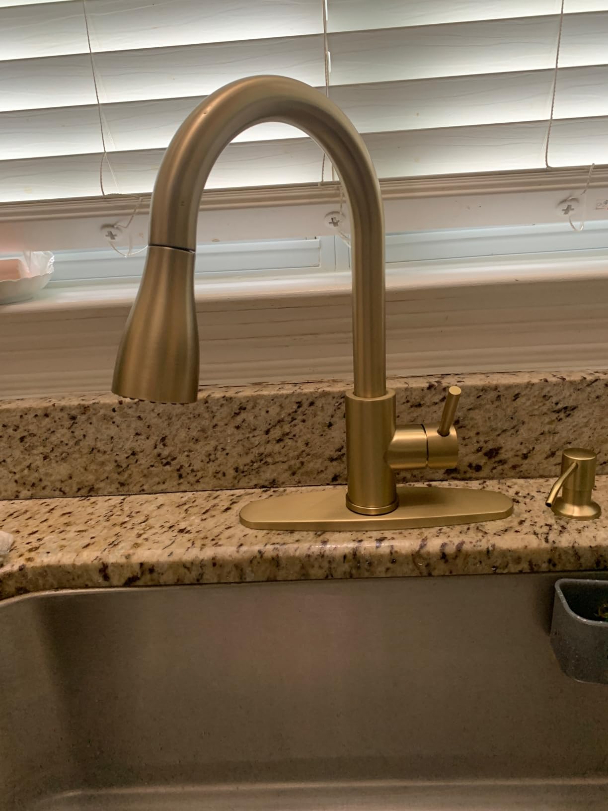 APPASO Touchless Kitchen Faucet, Brushed Nickel Stainless Steel Motion Sensor Sink Faucets with Soap Dispenser and Pull Down ABS Sprayer 3 Modes, Activated Hands Free Faucet for Sink Customer Review APPASO Touchless Kitchen Faucet, Brushed Nickel Stainless Steel Motion Sensor Sink Faucets with Soap Dispenser and Pull Down ABS Sprayer 3 Modes, Activated Hands Free Faucet for Sink - Customer Photo 2