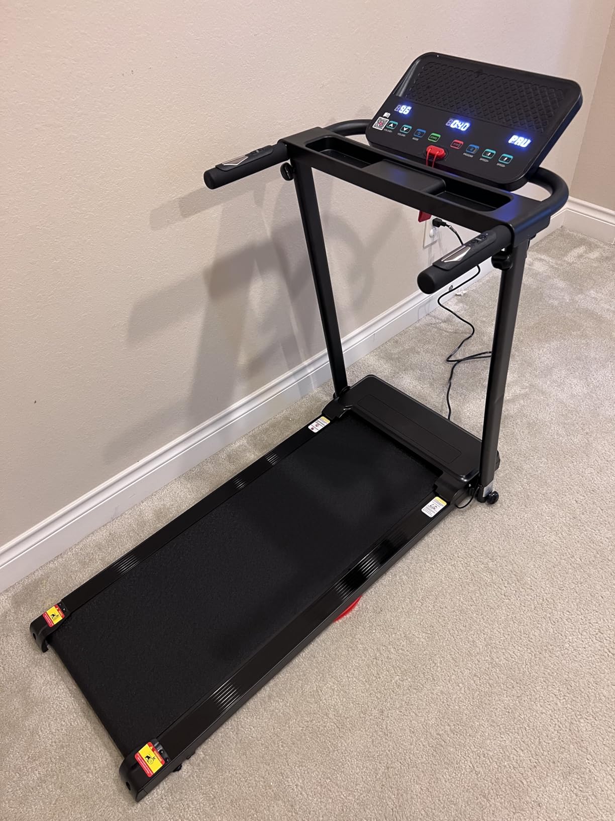 Treadmills for Home, 15% Incline Treadmill, Folding Treadmill Filpped Screen and Heart Rate Sensor, 3.0HP Quiet Brushless Dual Cushion System, 300lbs Weight Capacity Customer Review Treadmills for Home, 15% Incline Treadmill, Folding Treadmill Filpped Screen and Heart Rate Sensor, 3.0HP Quiet Brushless Dual Cushion System, 300lbs Weight Capacity - Customer Photo 2