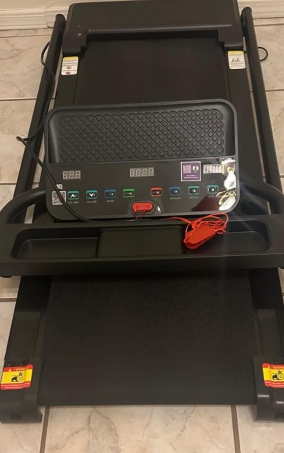 Treadmills for Home, 15% Incline Treadmill, Folding Treadmill Filpped Screen and Heart Rate Sensor, 3.0HP Quiet Brushless Dual Cushion System, 300lbs Weight Capacity Customer Review Photo LONTEK Treadmills for Home, 15% Incline Treadmill, Folding Treadmill Filpped Screen and Heart Rate Sensor, 3.0HP Quiet Brushless Dual Cushion System, 300lbs Weight Capacity - Customer Photo 4