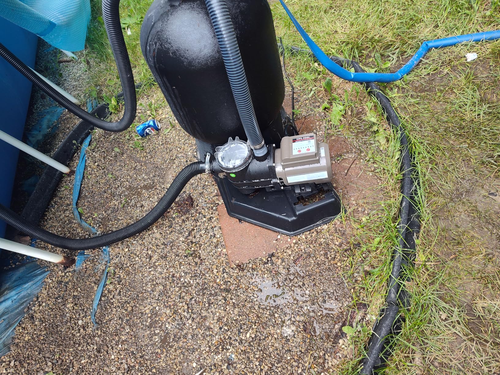 Pool Pump with Timer 2700GPH 115V Powerful Self Priming Above Ground Swimming Pool Pump 0.35HP with Filter Basket Low Noise for Pools Hot Tub Spa Water Circulation Customer Review Pool Pump with Timer 2700GPH 115V Powerful Self Priming Above Ground Swimming Pool Pump 0.35HP with Filter Basket Low Noise for Pools Hot Tub Spa Water Circulation - Customer Photo 1
