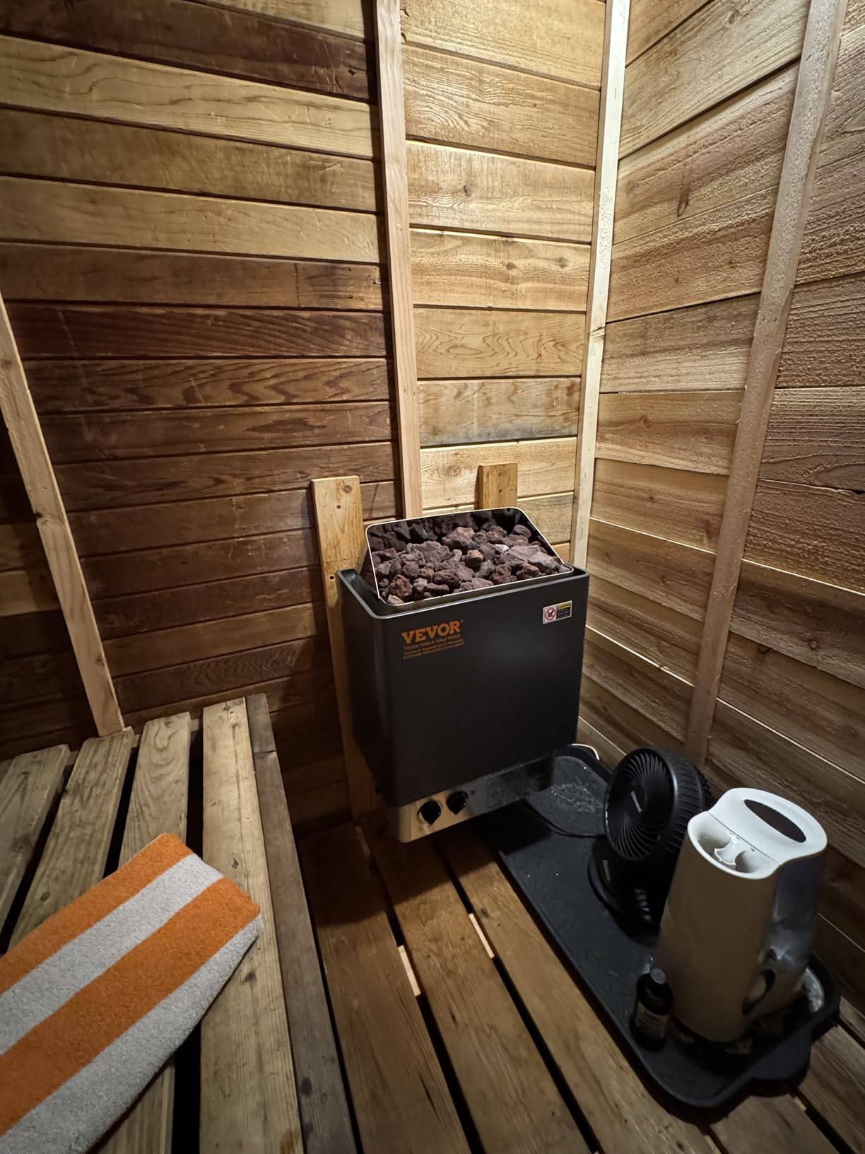 VEVOR Sauna Heater, 9KW 220V Electric Sauna Stove, Steam Bath Sauna Heater with External Digital Controller, 3h Timer & Adjustable Temp for Max. 317-459 Cubic Feet, Home Hotel Spa Shower FCC Certify Customer Review VEVOR Sauna Heater, 9KW 220V Electric Sauna Stove, Steam Bath Sauna Heater with External Digital Controller, 3h Timer & Adjustable Temp for Max. 317-459 Cubic Feet, Home Hotel Spa Shower FCC Certify - Customer Photo 2