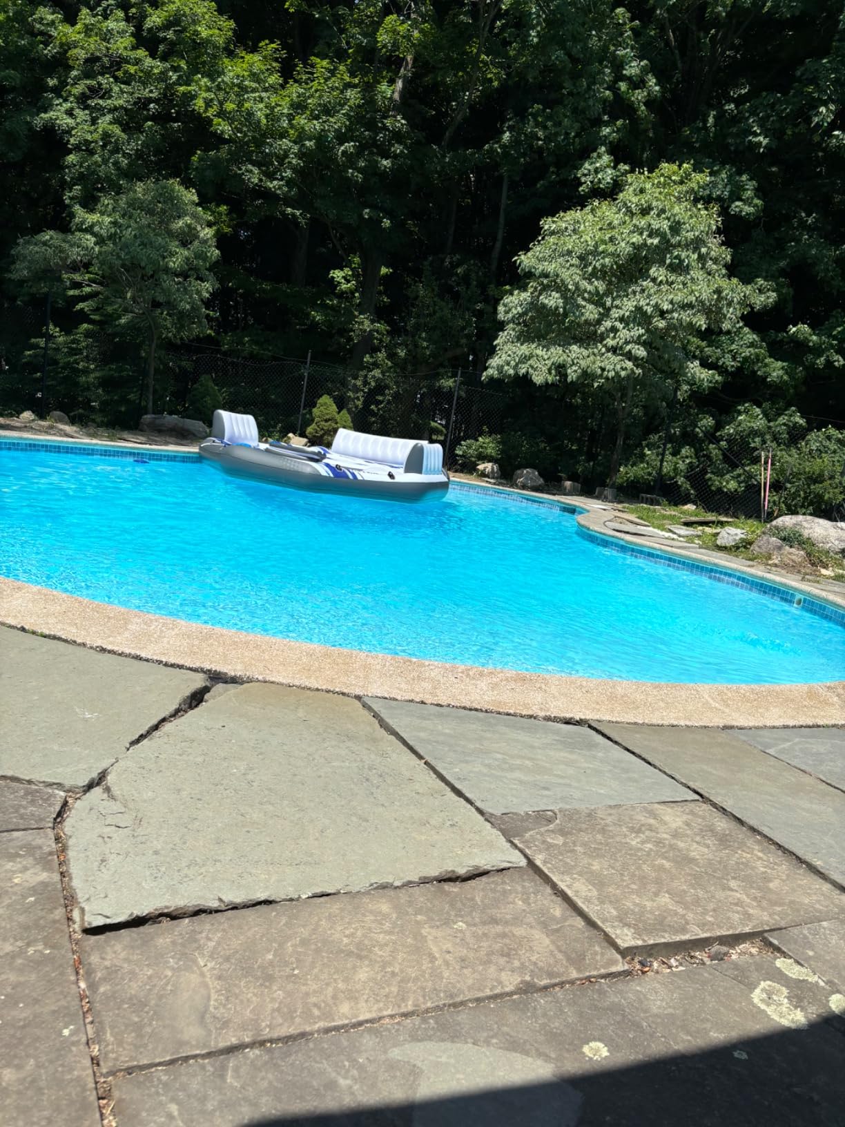Olympic Pool Paint - Optilon - Blue Ice - 1 Gallon - Synthetic rubber-base swimming pool paint - value quality enamel for synthetic and chlorinated rubber, bare plaster and concrete pools. Customer Review Olympic Pool Paint - Optilon - Blue Ice - 1 Gallon - Synthetic rubber-base swimming pool paint - value quality enamel for synthetic and chlorinated rubber, bare plaster and concrete pools. - Customer Photo 1