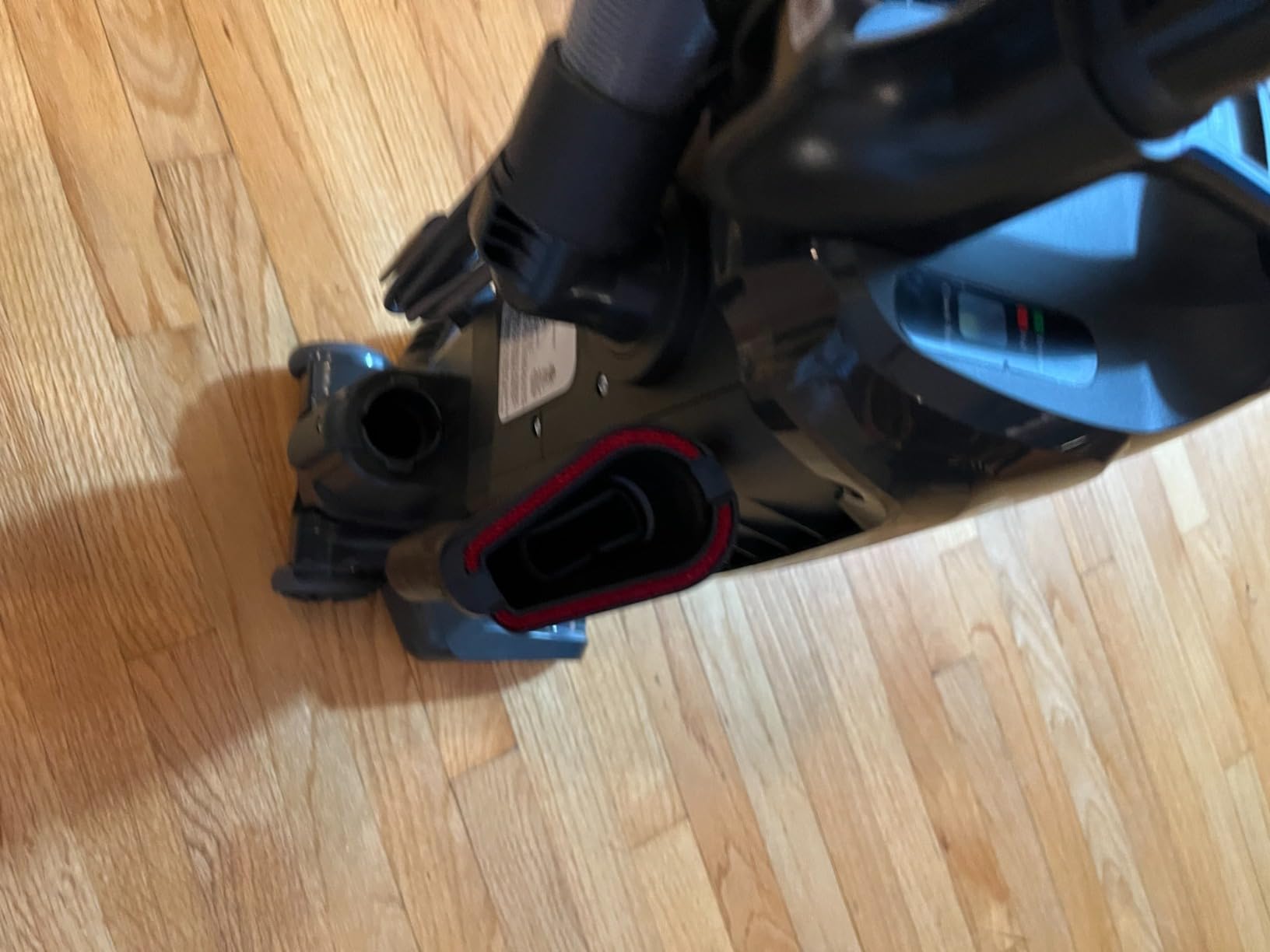 Vacmaster UB0302E Bagged Upright Vacuum Lightweight Cleaner 2-Motor Power Suction with HEPA Filtration, LED Headlight for Pet Hair, Carpet and Hardwood Floor, Blue Customer Review Vacmaster UB0302E Bagged Upright Vacuum Lightweight Cleaner 2-Motor Power Suction with HEPA Filtration, LED Headlight for Pet Hair, Carpet and Hardwood Floor, Blue - Customer Photo 1