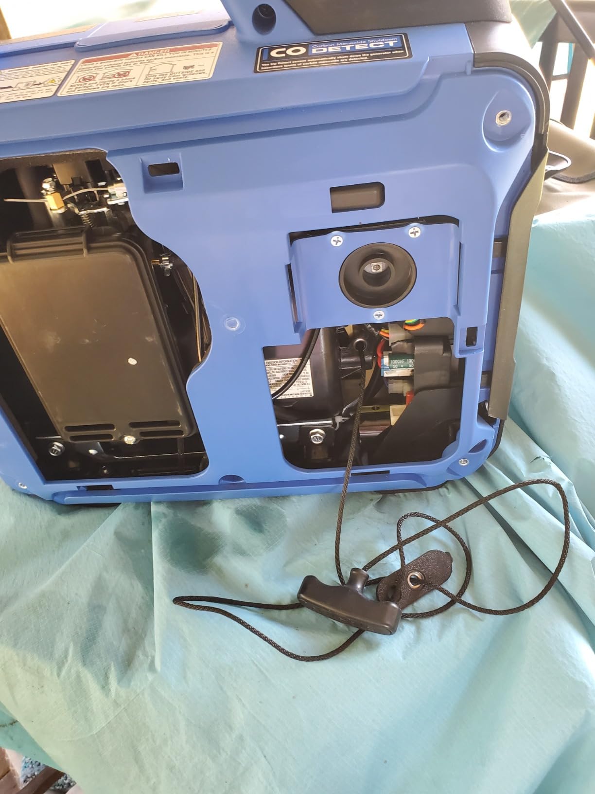 DK 3000W Inverter Generator, Gas Powered, Portable & Quiet, Long Run Time, CO Alert, for Backup Outdoor RV Trailer Car Camping (DK3000i) Customer Review DK 3000W Inverter Generator, Gas Powered, Portable & Quiet, Long Run Time, CO Alert, for Backup Outdoor RV Trailer Car Camping (DK3000i) - Customer Photo 2