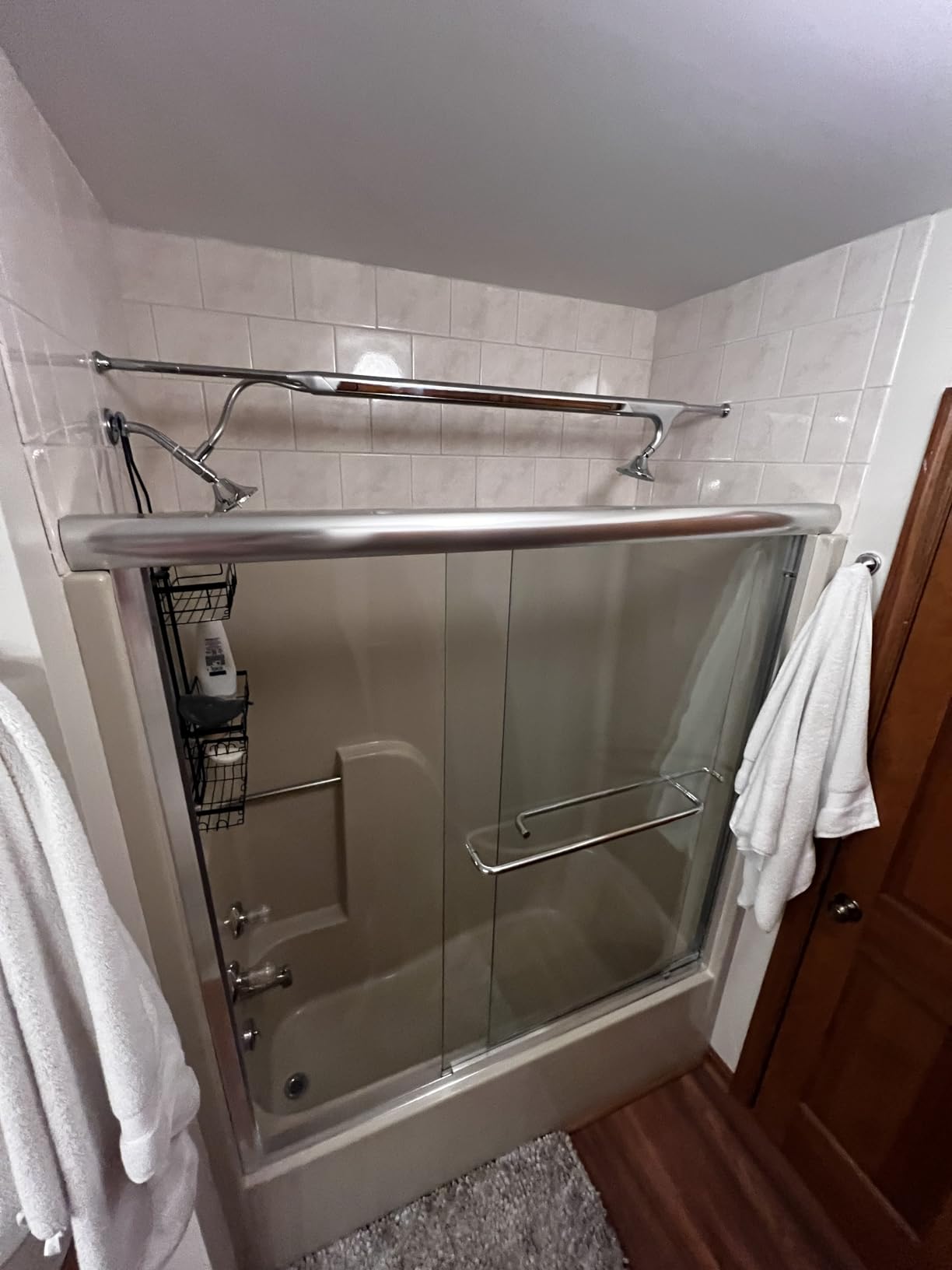 BOONA Original Tandem Shower as Seen on Shark Tank | Dual Shower Head for Couples | Spa-Like Water Pressure, Rainfall & Swedish Massage Settings | Easy Install, Midnight Black Customer Review BOONA Original Tandem Shower as Seen on Shark Tank | Dual Shower Head for Couples | Spa-Like Water Pressure, Rainfall & Swedish Massage Settings | Easy Install, Midnight Black - Customer Photo 3