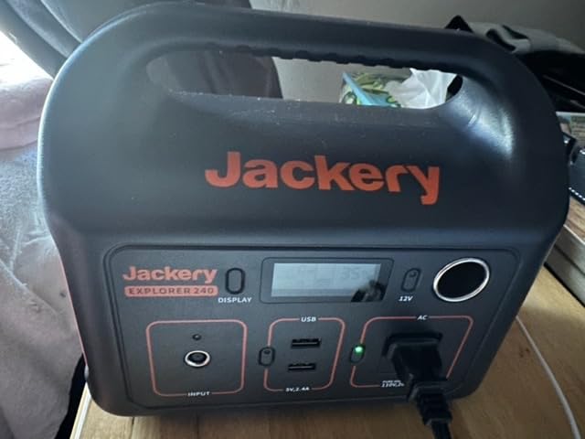 Jackery Solar Generator 240 v2 and 40W Mini Solar Panel, 256Wh LiFePO4 Battery, 300W AC & 100W USB-C Output, Ultra Fast Solar Charging for Outdoors, Camping, Travel & Emergencies - Customer Photo 2