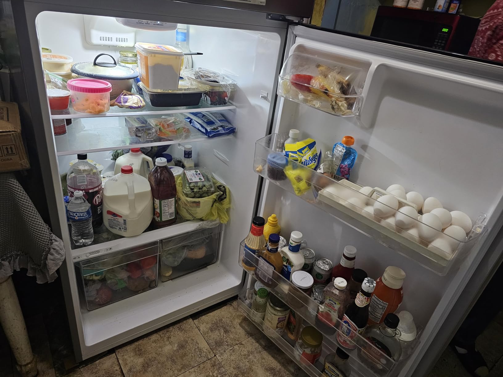 Upstreman 17.6 Cu.Ft Top Freezer Refrigerator Large Capacity Refrigerator, Frost Free, ENERGY STAR, Adjustable Thermostat, Fingerprint Resistant Stainless Steel, Reversible Door Customer Review Upstreman 17.6 Cu.Ft Top Freezer Refrigerator Large Capacity Refrigerator, Frost Free, ENERGY STAR, Adjustable Thermostat, Fingerprint Resistant Stainless Steel, Reversible Door - Customer Photo 1