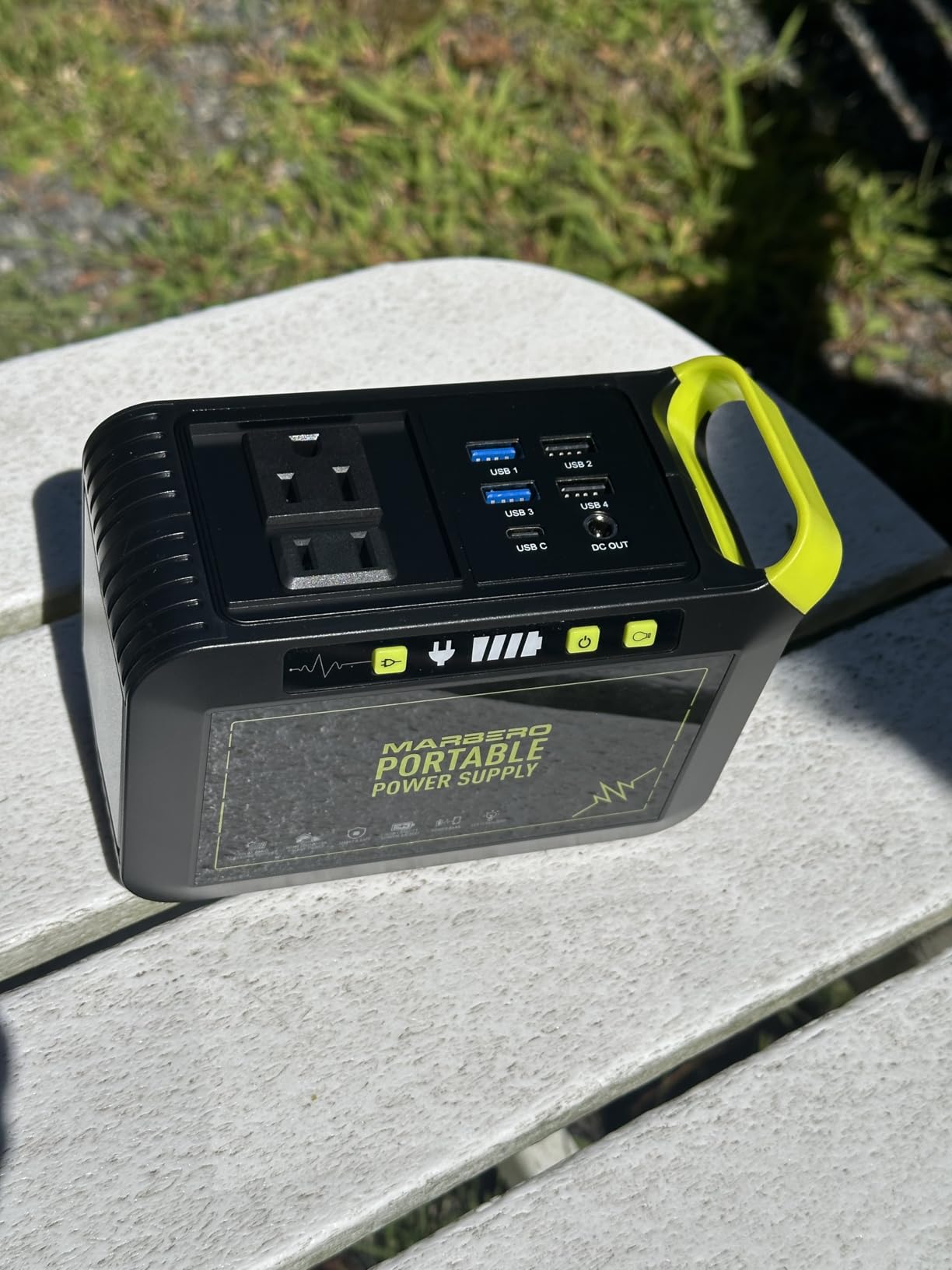 MARBERO 237Wh Solar Generator with Solar Panel Included Portable Power Station 300W Pure Sine Wave with Foldable Solar Panel 60W Set for Camping Outdoor Hiking Fishing Emergency - Customer Photo 2