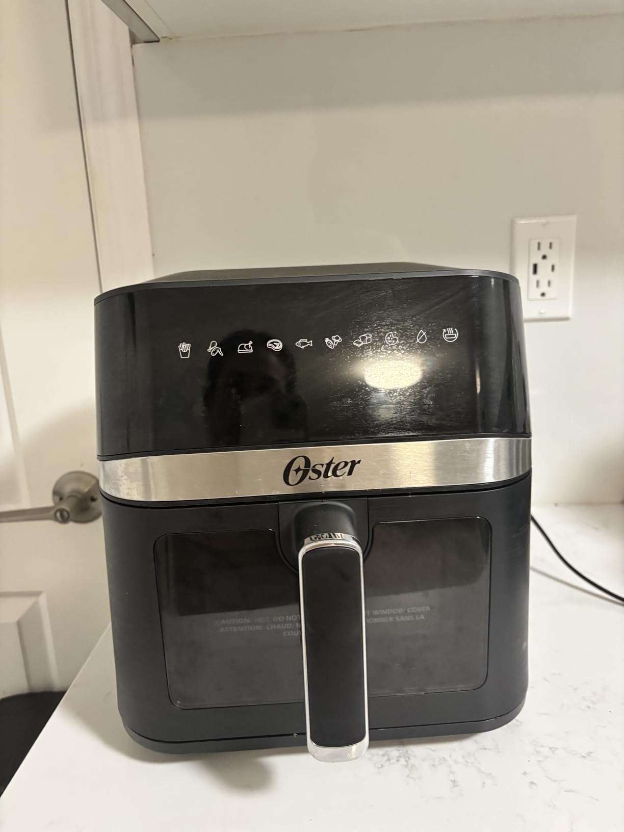 Oster Compact Air Fryer, 4-Quart Digital Airfryer with Window, Easy-to-Use Countertop Air Fryer Customer Review Oster Compact Air Fryer, 4-Quart Digital Airfryer with Window, Easy-to-Use Countertop Air Fryer - Customer Photo 3