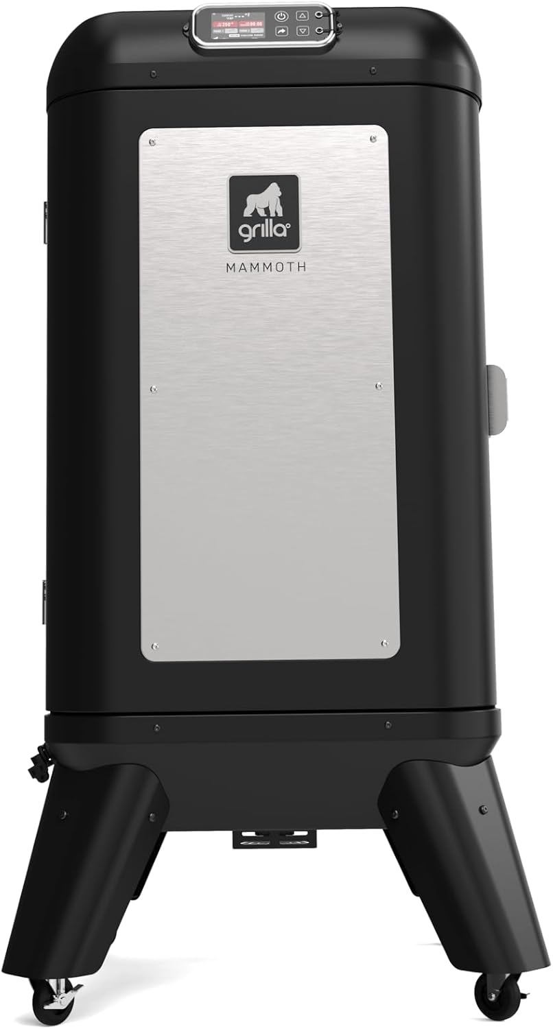 GRILLA Mammoth Vertical Smoker with Lipped Deflector, Quick Temperature Recovery, and 1,660 Square Inches Cook Space for Smoking, Outdoor Cooking, Grilling - Customer Photo 1