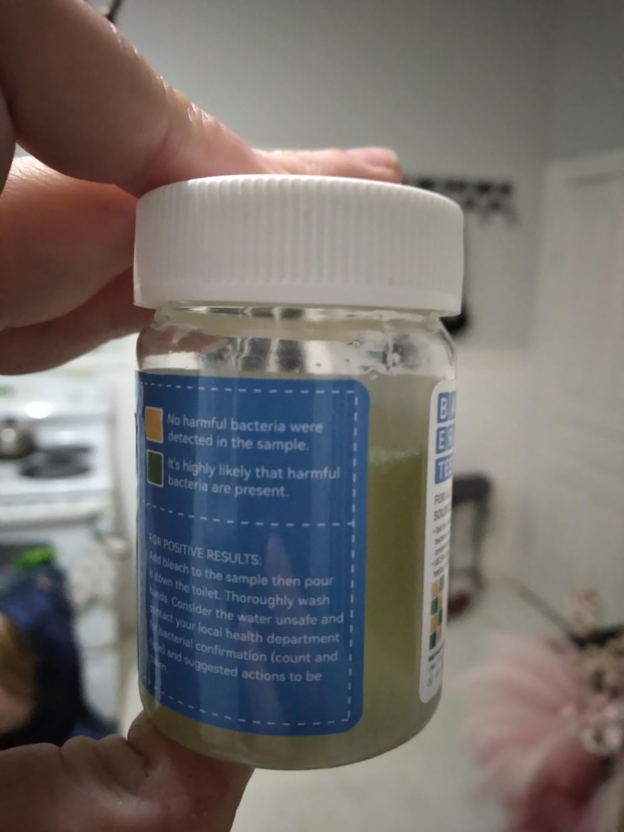 AAwipes Drinking Water Test Strips 17 in 1 50 Strips + 2 Bacteria Tester Kits, Complete Water Testing Kits for Home, Well, Tap Water, City Water, Flood Water Testing Strips (K03-50) Customer Review AAwipes Drinking Water Test Strips 17 in 1 50 Strips + 2 Bacteria Tester Kits, Complete Water Testing Kits for Home, Well, Tap Water, City Water, Flood Water Testing Strips (K03-50) - Customer Photo 2