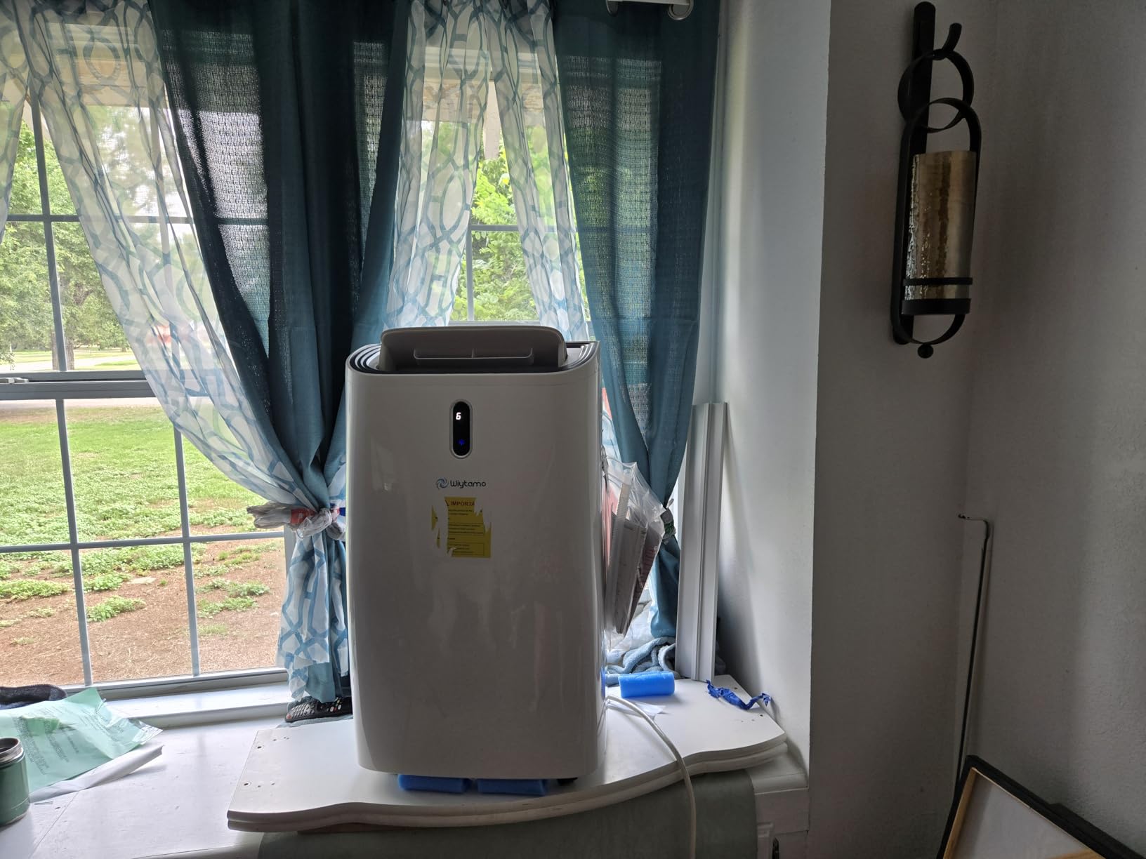 14,000 BTU Portable Air Conditioners for Room Up to 700 Sq.Ft, Cool, Heat, Dehumidifier & Fan 4 in 1 Portable AC Unit, Room Air Conditioner with LED Display & Remote/24 Hrs Timer/Auto Swing - Customer Photo 1