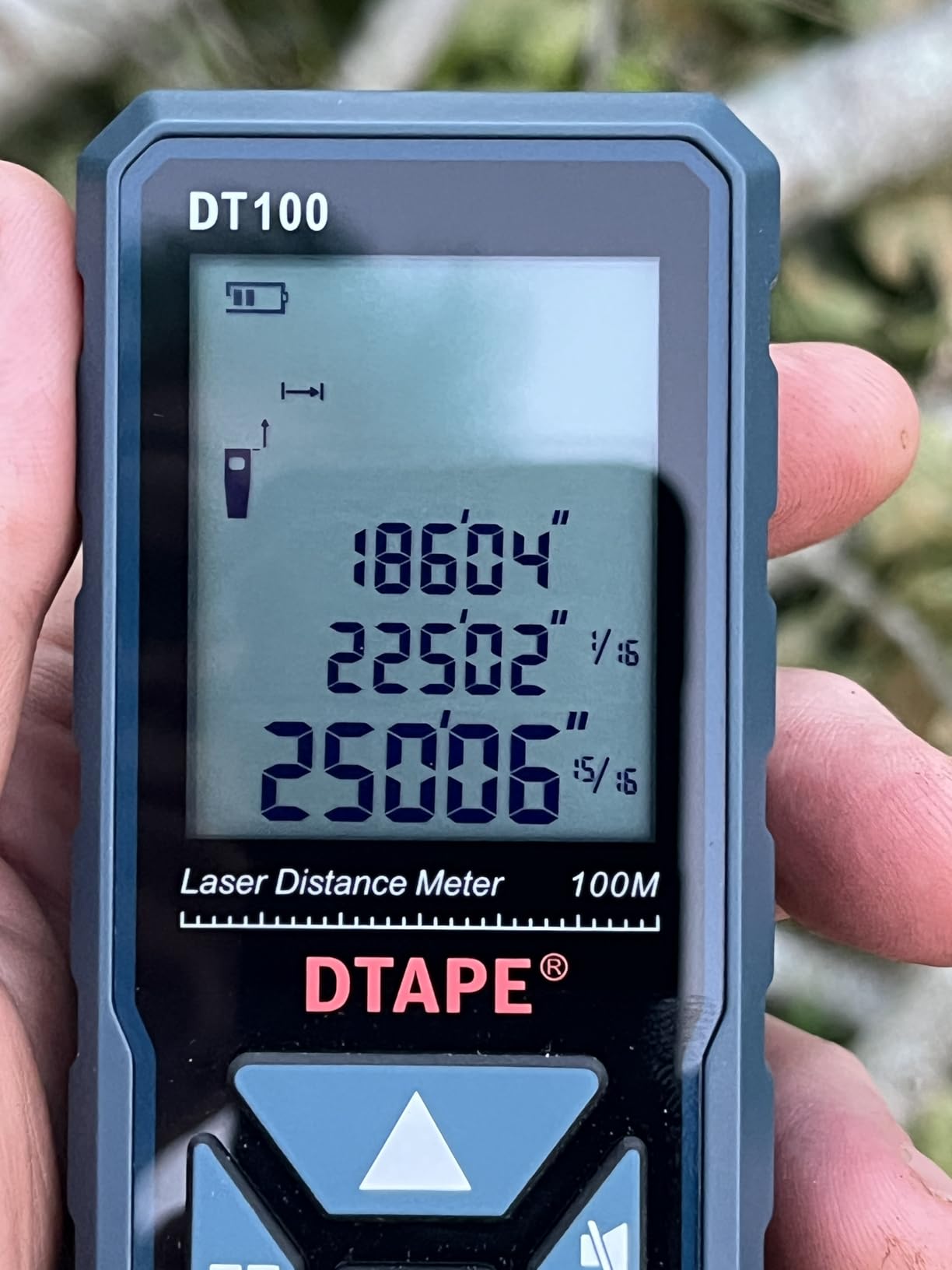 Laser Measure, DTAPE 165 Ft Digital Laser Distance Meter, Upgraded High-Accuracy Laser Measuring Tool, Electronic Tape Measure, 2 Laser Measure, DTAPE 165 Ft Digital Laser Distance Meter, Upgraded High-Accuracy Laser Measuring Tool, Electronic Tape Measure, 2