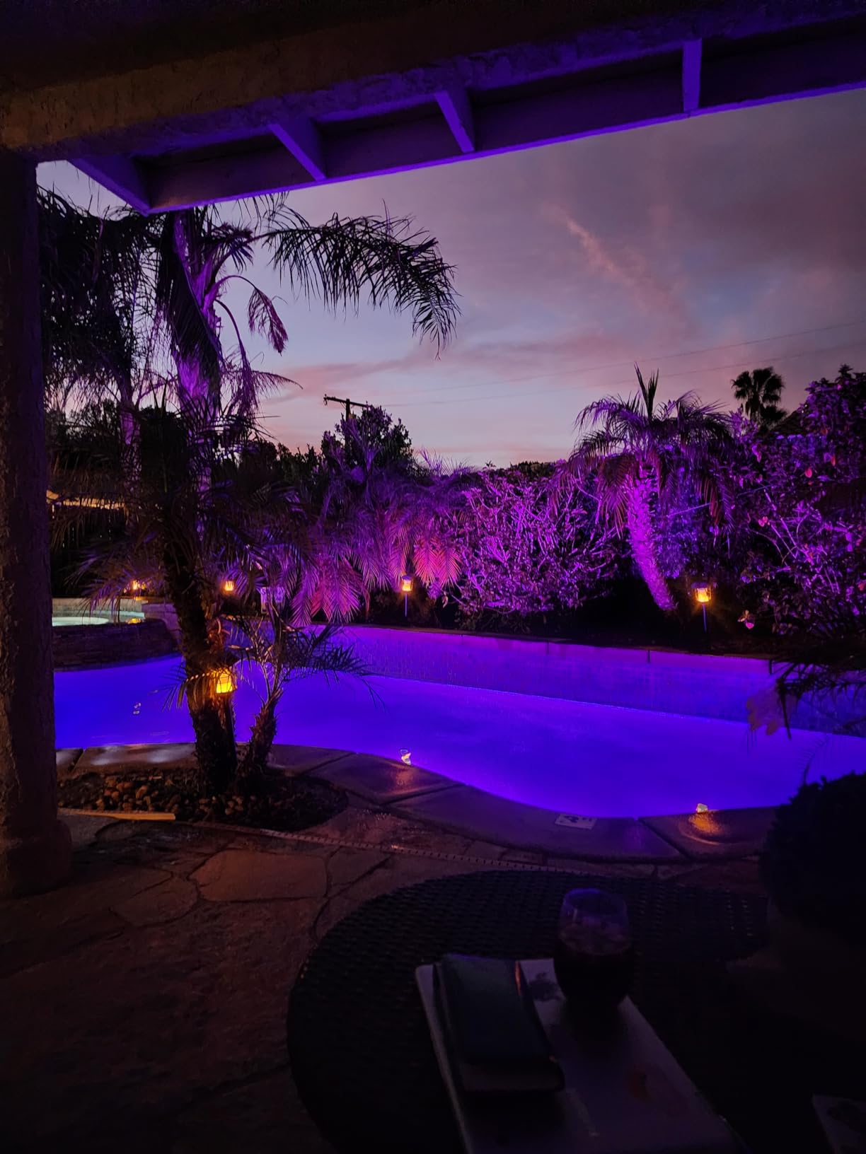 Pool Lights for Inground Pool, 60W 10 Inch LED Inground Pool Light with Controller, Remote and APP Control for Wet Niche, Color Changing Underwater Swimming Pool Lights with 100 Foot Cord Customer Review Pool Lights for Inground Pool, 60W 10 Inch LED Inground Pool Light with Controller, Remote and APP Control for Wet Niche, Color Changing Underwater Swimming Pool Lights with 100 Foot Cord - Customer Photo 1