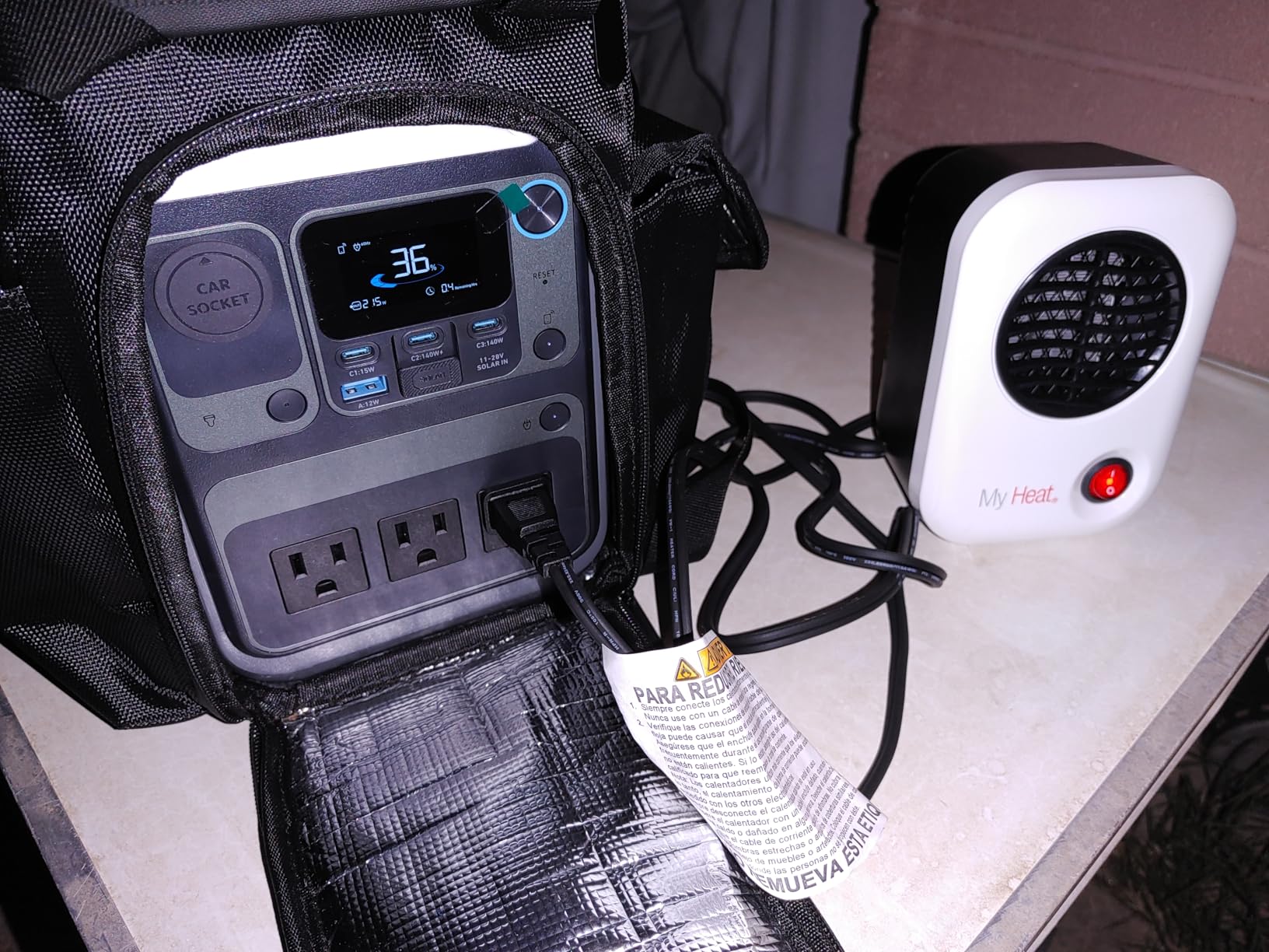 Anker Portable Power Station SOLIX C300, 288Wh LiFePO4 Battery, 300W (600W Surge) Solar Generator, 140W Two-Way Fast Charging, for Outdoor Camping, Traveling, and Emergencies (Solar Panel Optional) Customer Review Anker Portable Power Station SOLIX C300, 288Wh LiFePO4 Battery, 300W (600W Surge) Solar Generator, 140W Two-Way Fast Charging, for Outdoor Camping, Traveling, and Emergencies (Solar Panel Optional) - Customer Photo 2