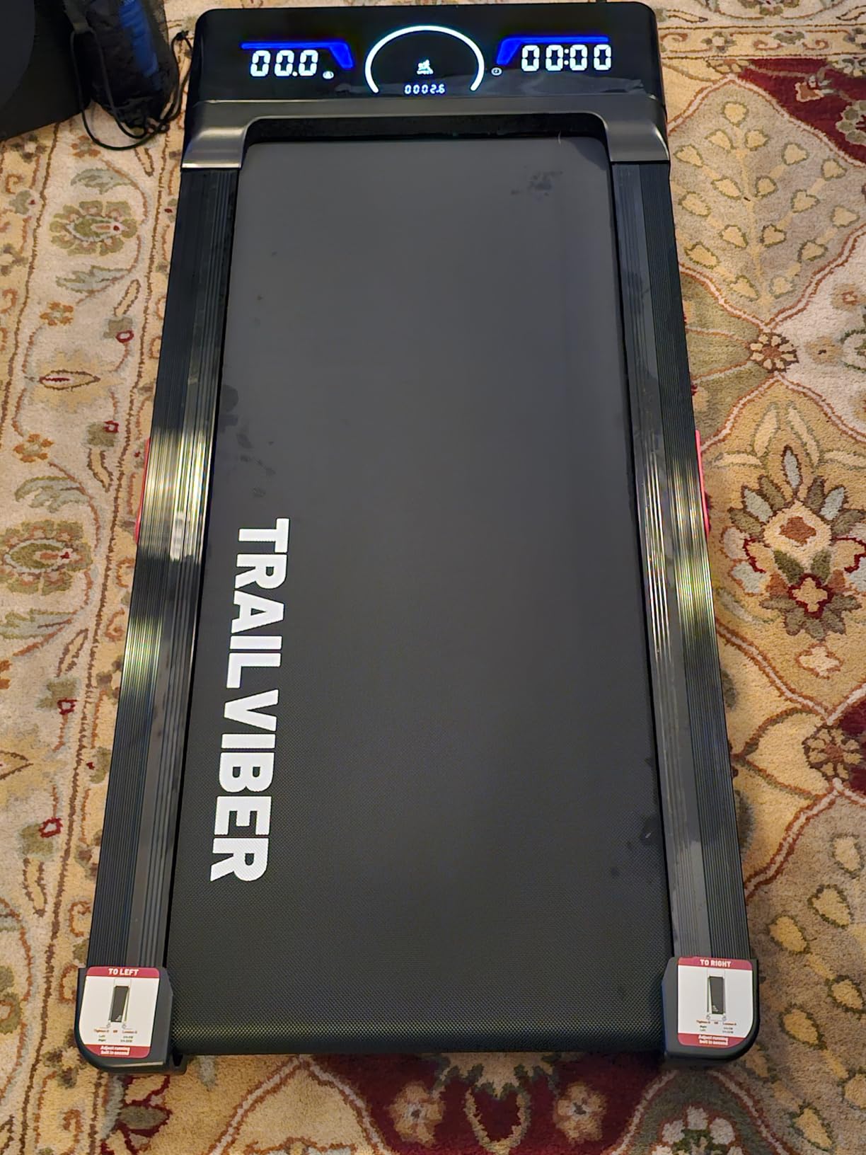 Walking Pad Treadmill with 12% 9-Level Auto Incline, 450 lbs Capacity RGB LED Screen, Bluetooth Speaker Under Desk Treadmill Customer Review Walking Pad Treadmill with 12% 9-Level Auto Incline, 450 lbs Capacity RGB LED Screen, Bluetooth Speaker Under Desk Treadmill - Customer Photo 2